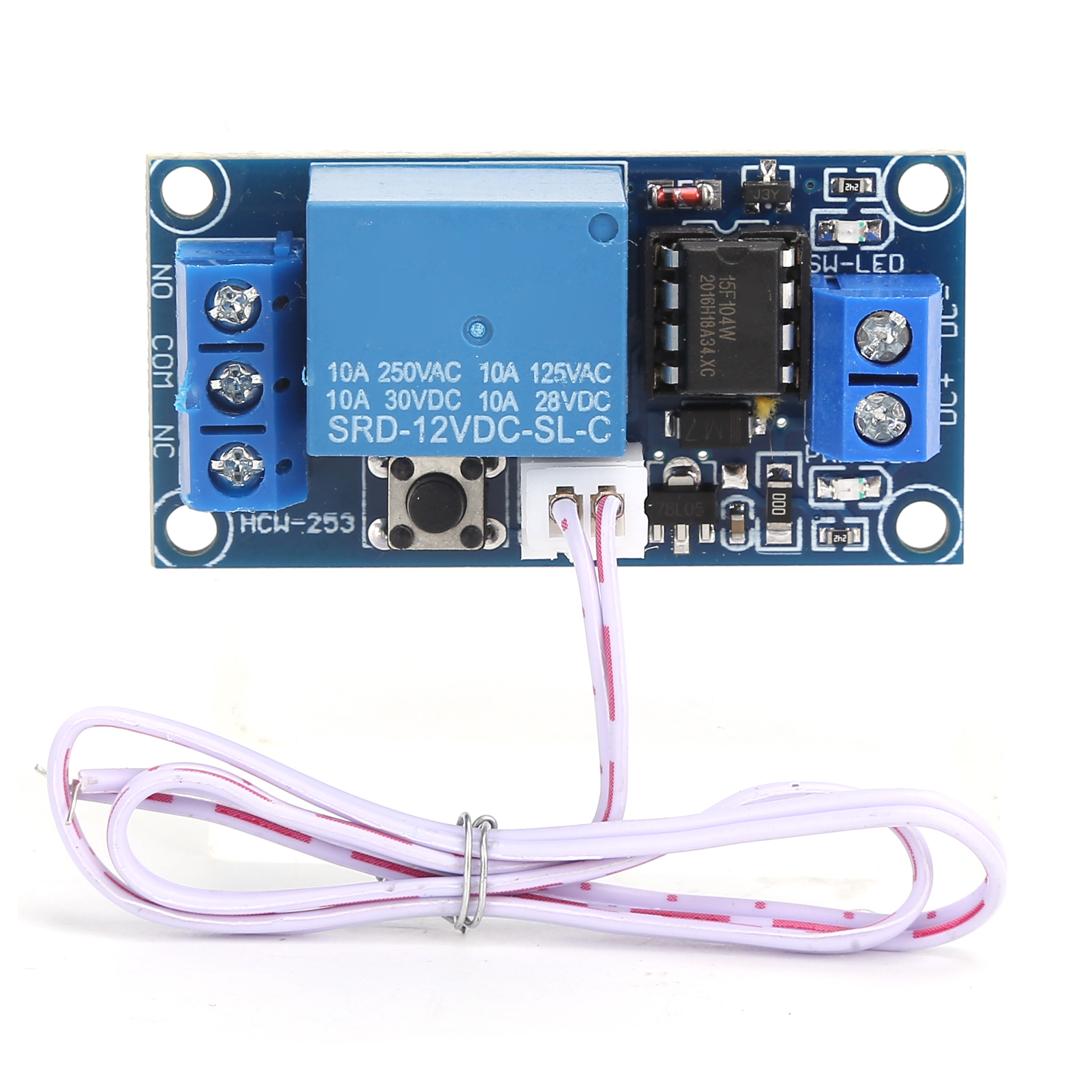 Bistabiles Relaismodul Mit 1-tasten-start/stopp-funktion, Selbstverriegelnd, Elektronische Steuerkomponente, 12 V Dc