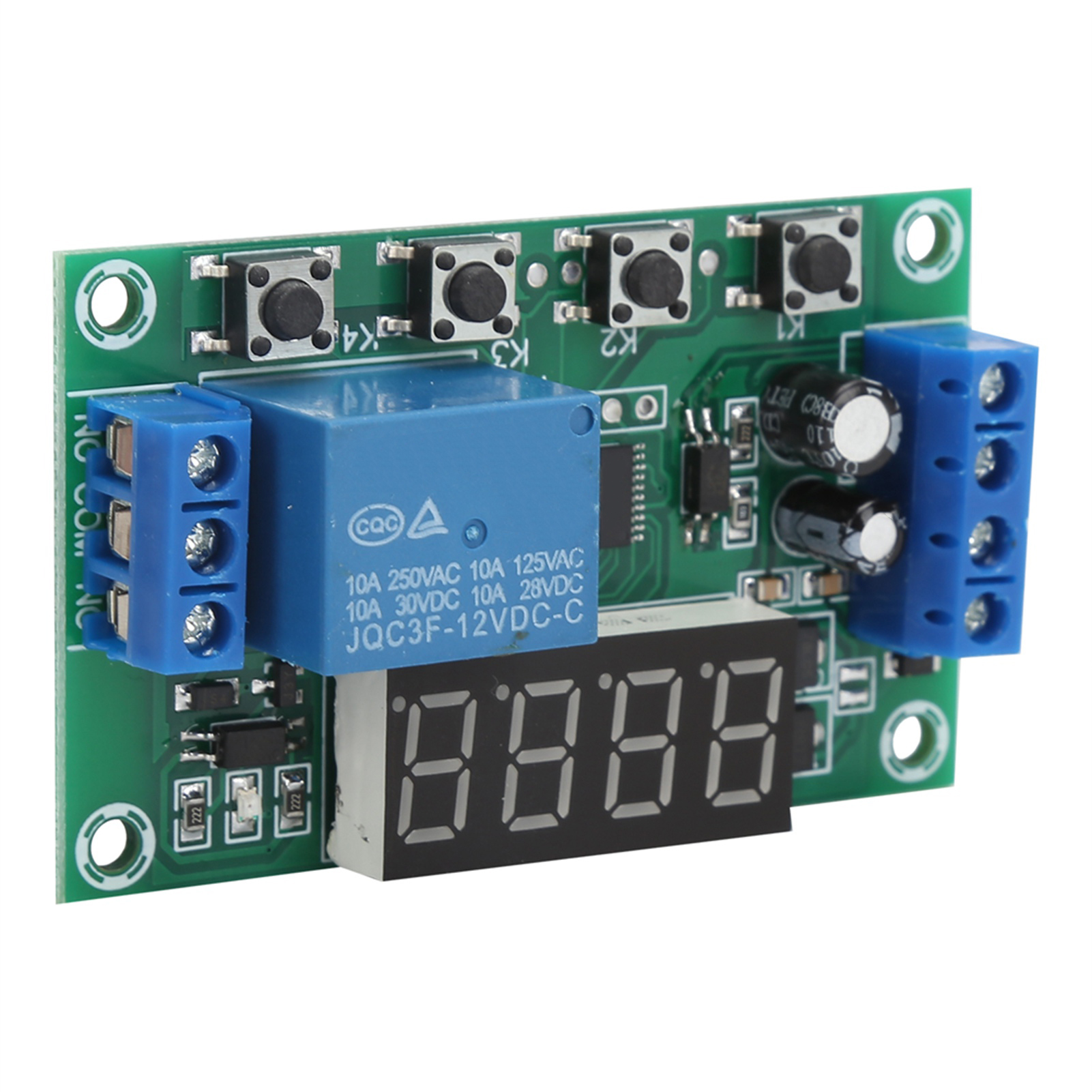 Relaismodul-einkanal-zyklus-triggerverzögerungssteuerungs-erweiterungsplatine Yyc-2s Dc12v