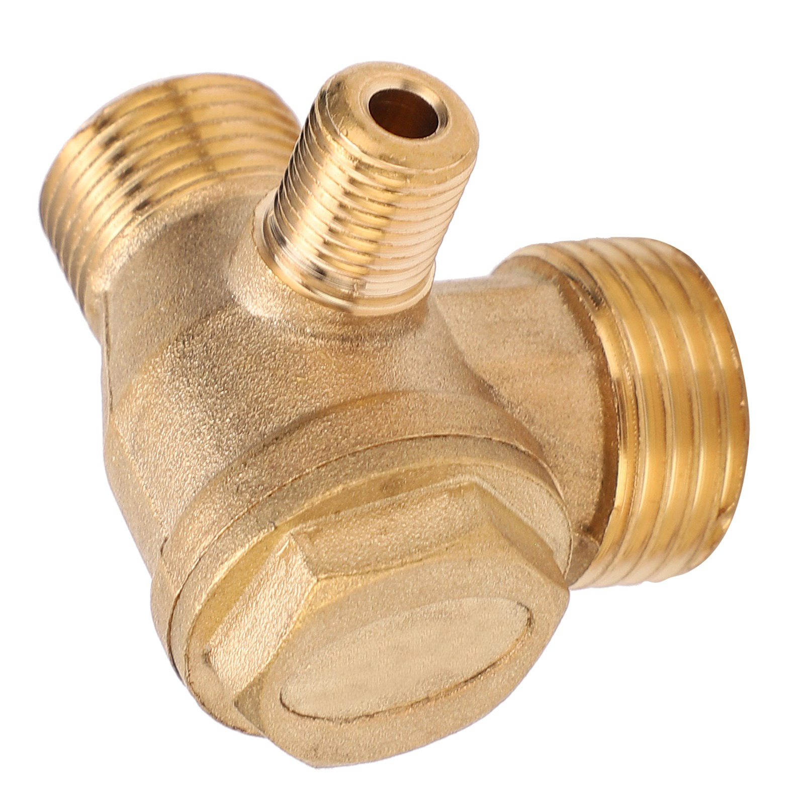 Rückschlagventil Aus Messing, 1-wege-gewindeanschluss, Luftpumpenzubehör 1/2x3/8x10