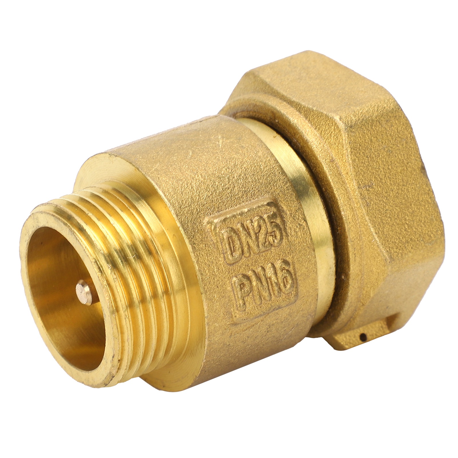 Rückschlagventil 1-wege Teleskop-schwenkwasserzähler Messing Gewindeanschlussventil Dn25 X 32