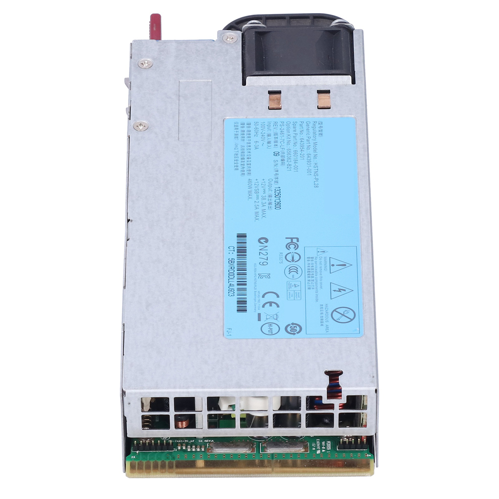 Server-netzteil Für Hp G8 460w 656362‑b21 643931‑001 643954‑201 660184‑001 50‑60 Hz