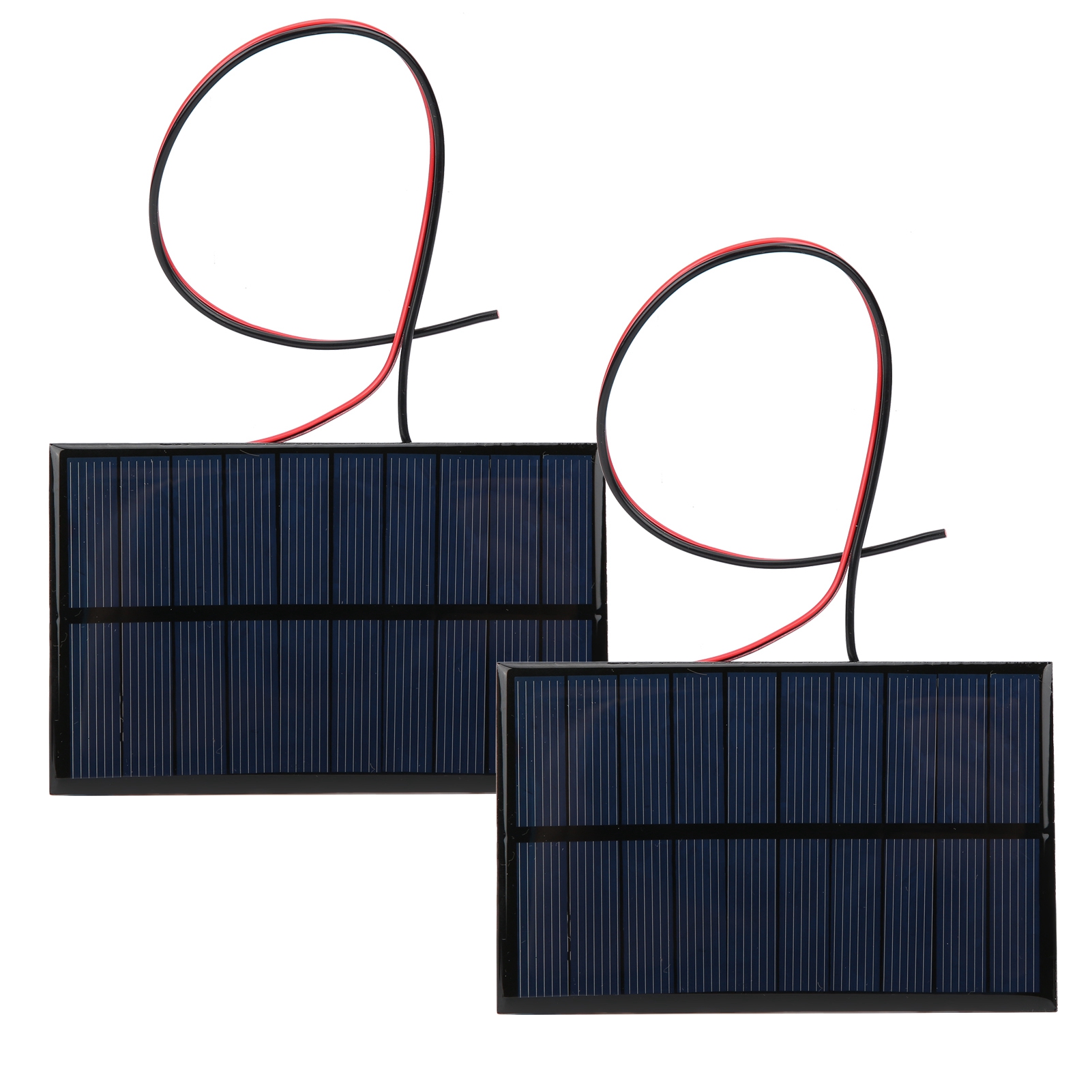 2 Stück Mini-solarmodul-systemladegerät Für 5 V Gleichstrom, 250 Ma, Mit 30 Cm Kabellänge.