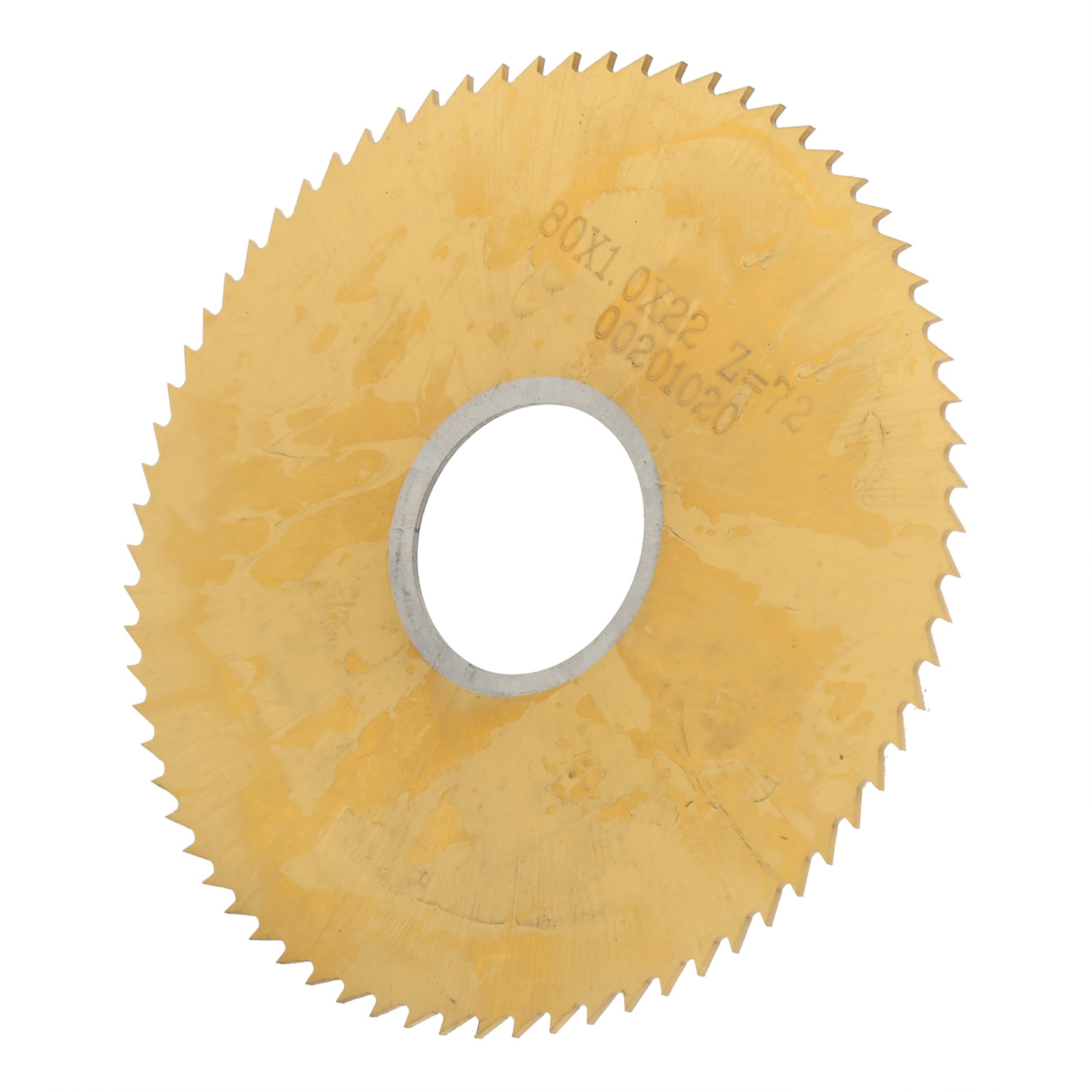 Kreissägeblatt Mit Feiner Verzahnung, Aus Hochfestem, Titanbeschichtetem Stahl, 80 X 1 Mm