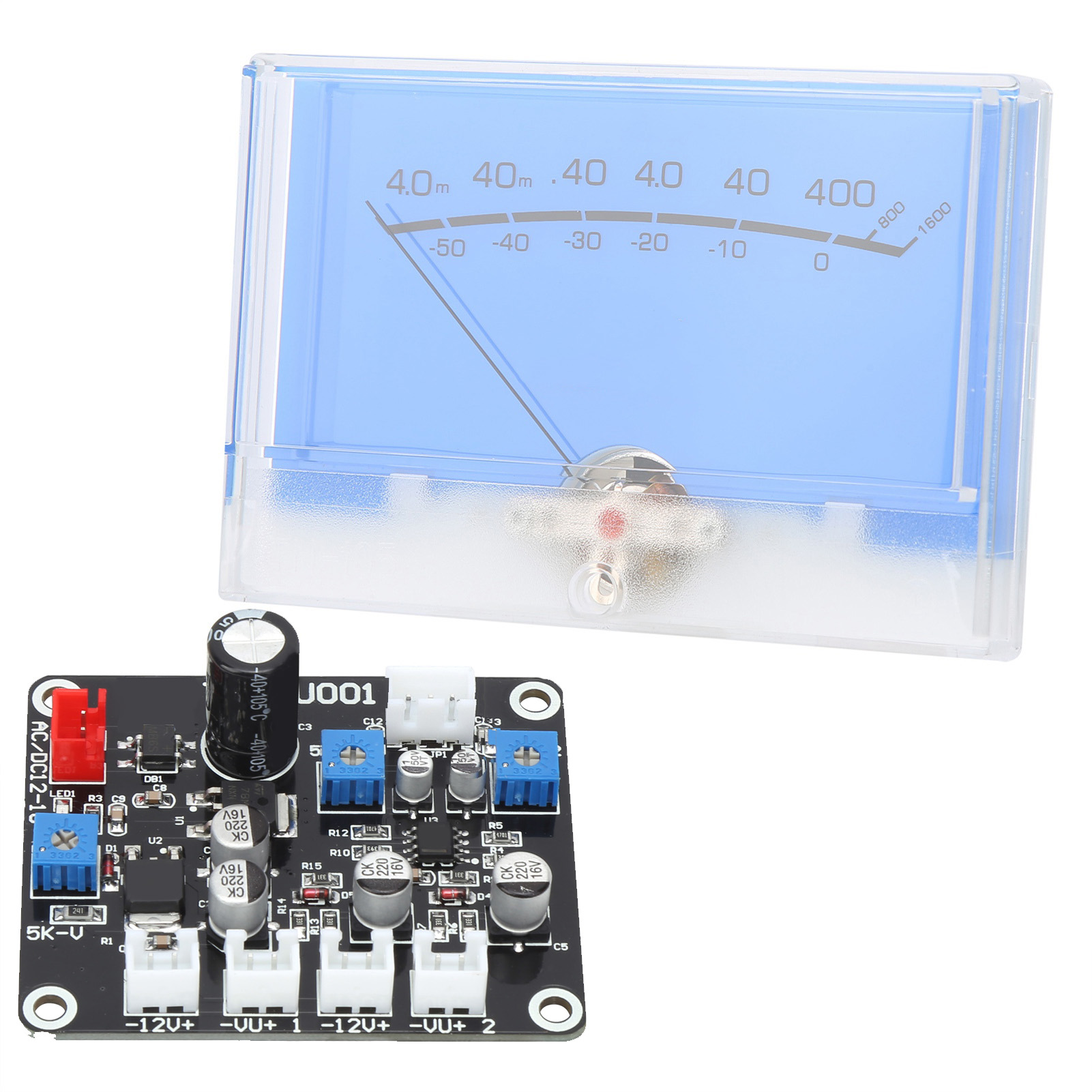 Ts-db105-w Vu-meter Mit Weißer Hintergrundbeleuchtung, Treiberplatine, Audio-leistungspegel-dezimeter-tester
