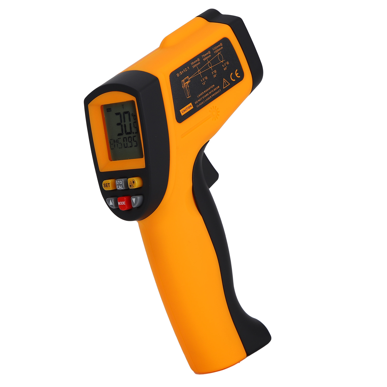 700 Infrarot-thermometer, Handthermometer Mit Digitaler Lcd-anzeige, Berührungsloses, Tragbares Industriethermometer