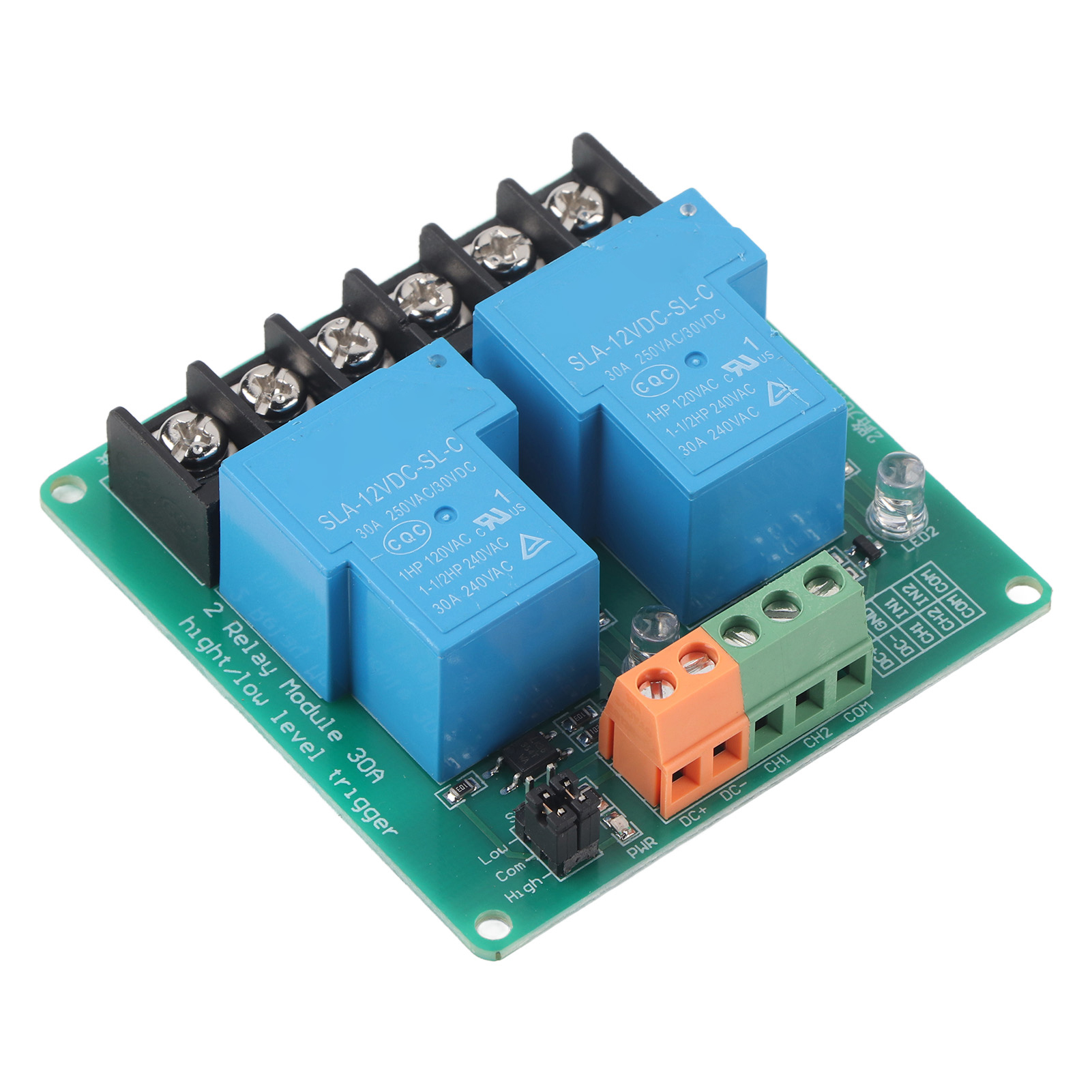 Relaismodul Mit Kupferkaschiertem Laminat, Benutzerfreundlicher Oberfläche Und Triggerplatine Für Sps-automatisierungsgeräte (12 V)