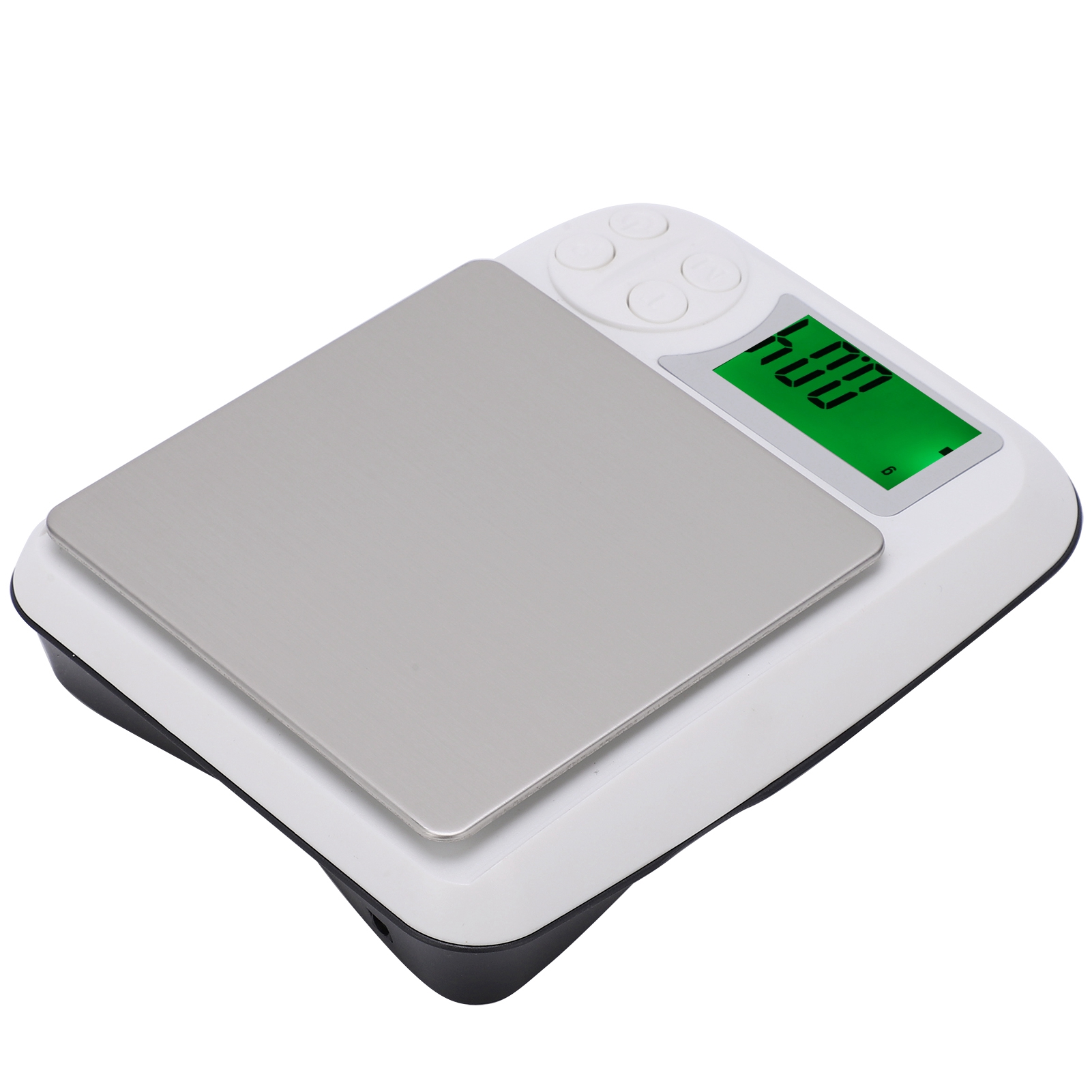 Digitale Waage Aus Edelstahl, Mini-led-anzeige, Hochpräzise Elektronische Waage, 200 G / 0,01 G
