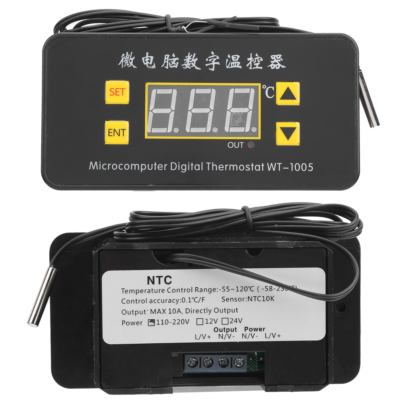 Temperaturregler Mit Digitalanzeige Und Hoher Genauigkeit Wt‑1005 ‑55120℃ 110‑220v