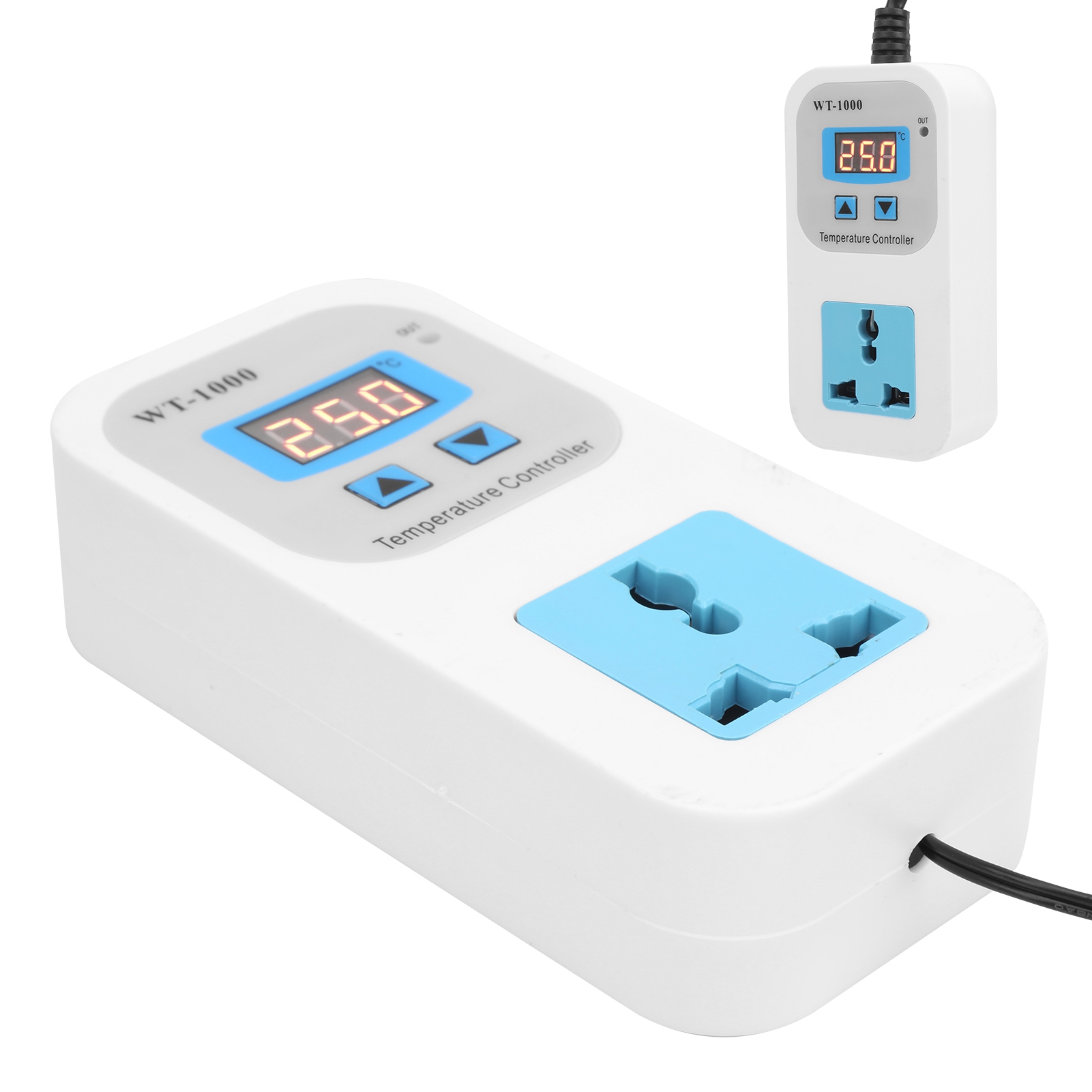 Elektronischer Temperaturregler Mit Automatischer Steuerung, 10 A, Wt-1000, 110–220 V, Eu-stecker