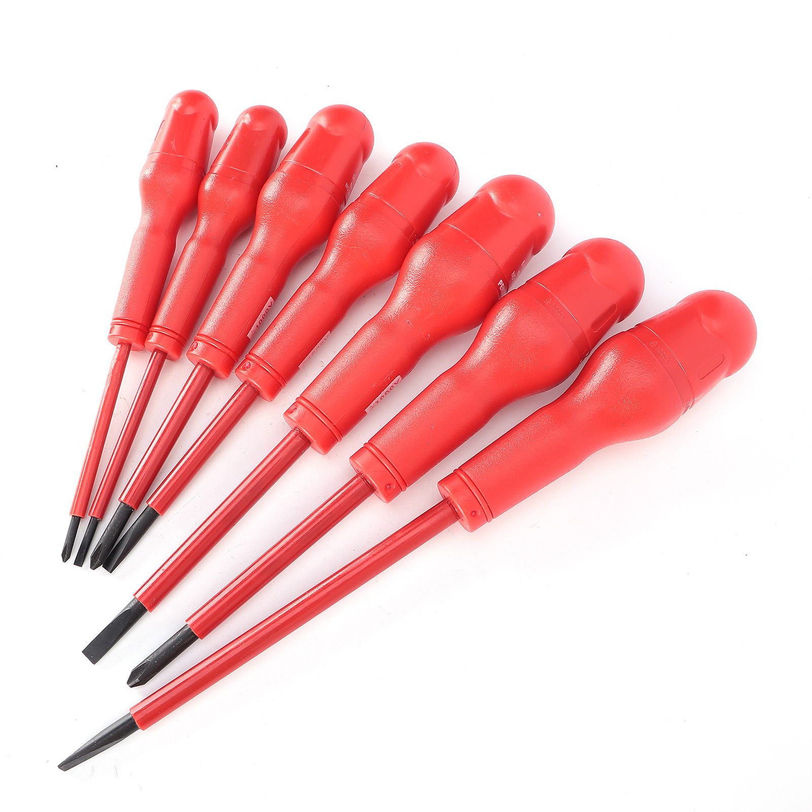 7-teiliges Isoliertes Schraubendreher-set, Magnetisch, Präzises Set, Elektriker-reparaturwerkzeug-set 9701