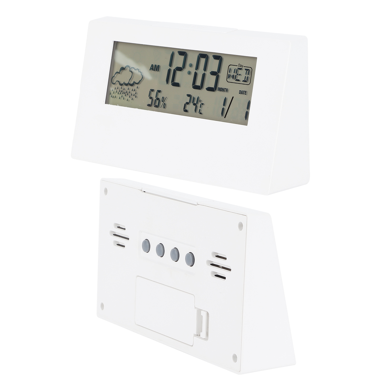 Elektronisches Wandthermometer Mit Hygrometer Für Den Innenbereich, Hochpräzise, Für Den Haushalt Geeignet