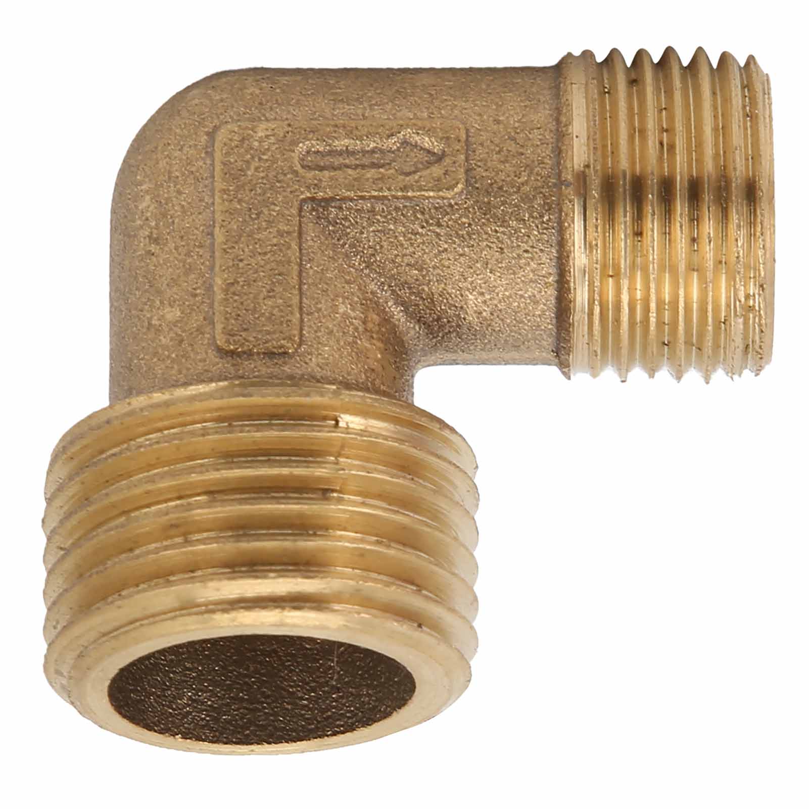 1100-w-luftkompressor, 90°-winkelstück Aus Messing, 1-wege-rückschlagventil, Zubehör, Anschlüsse 1/2 X 3/8 Zoll (ohne Fase)
