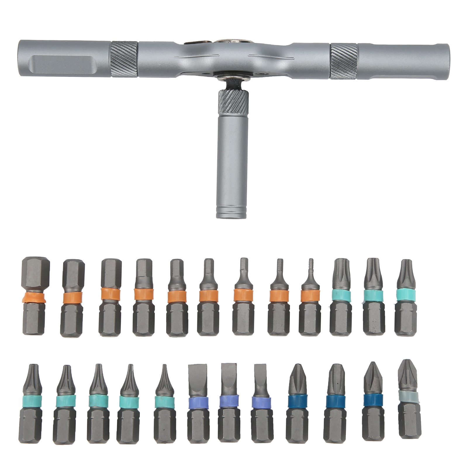 Ratschenschraubendreher-set 24-in-1 Bit Multifunktions-reparaturwerkzeug Handbuch Hardware Mit Griff Rs1
