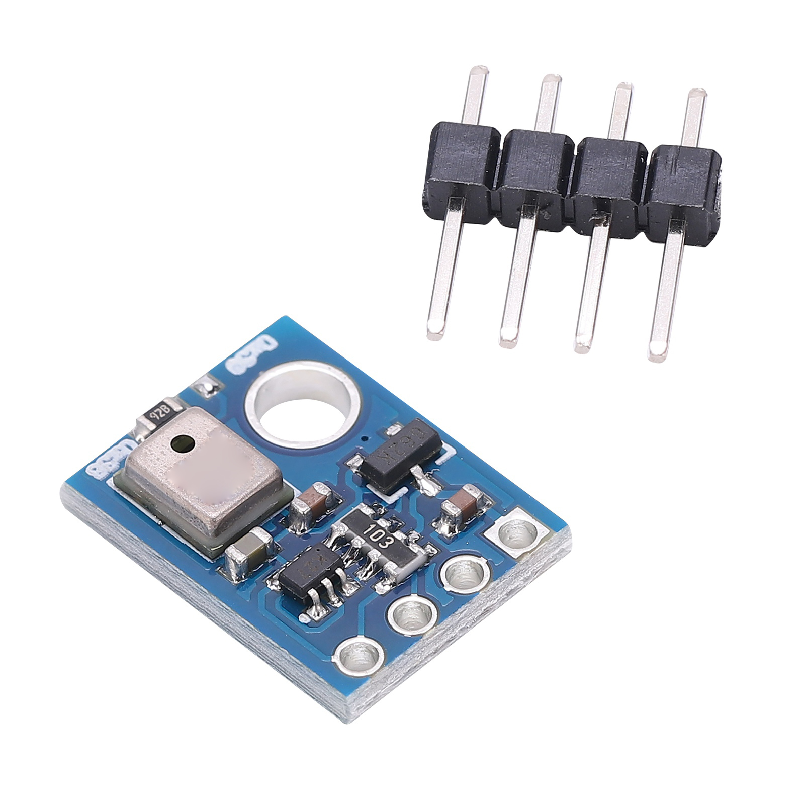 Sensormodul-temperatur- Und Feuchtigkeitsprüfplatine Mit Stiftleiste Und I2c-kommunikation Aht10