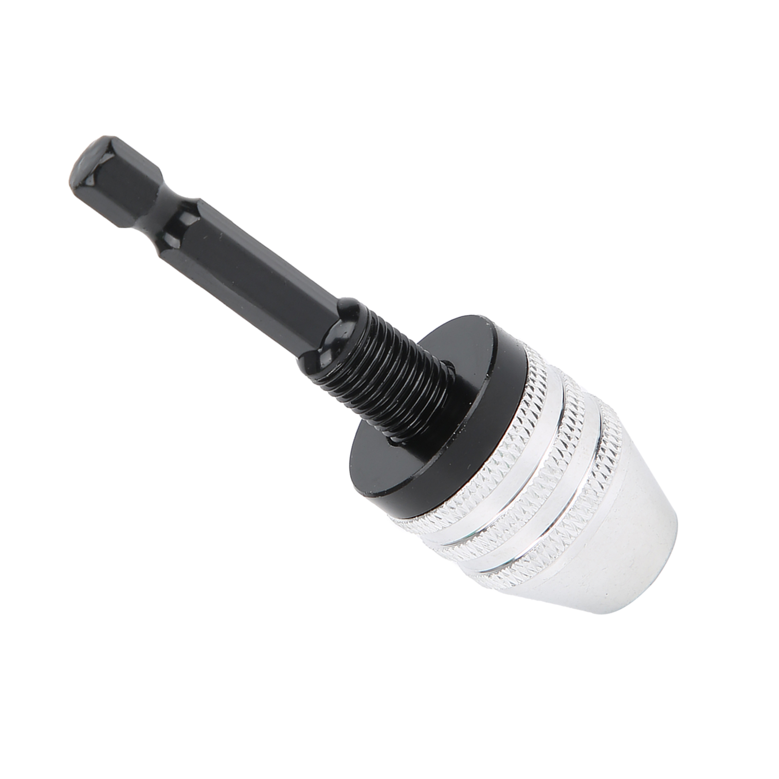 Bohrfutteradapter Aus Hss (hochleistungsschnellstahl) Mit 1/4-zoll-sechskantschaft, 3-backen-bohreradapter (0,3–6,5 Mm)