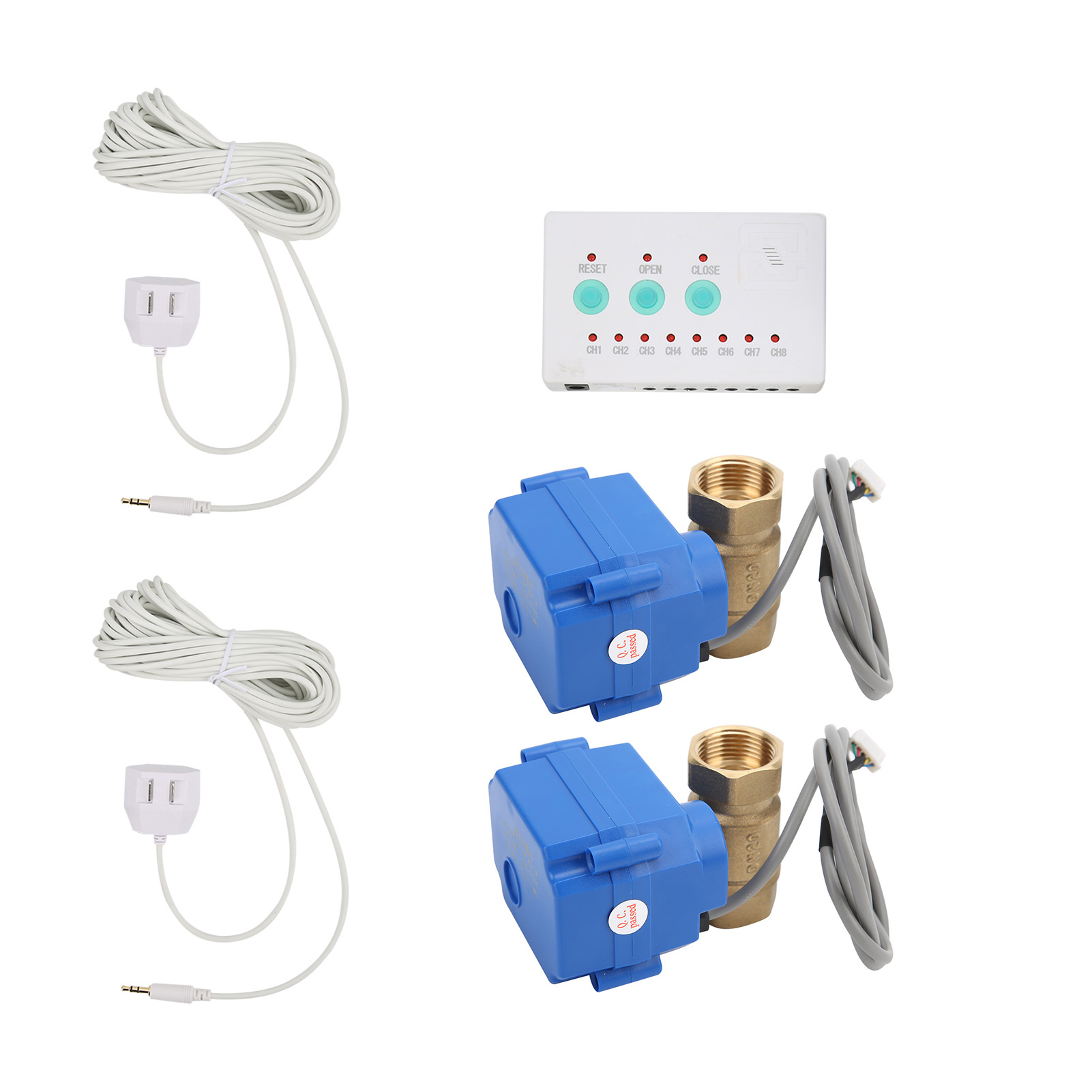 Intelligenter, Hörbarer Alarmsensor Zur Erkennung Von Wasserlecks Im Haushalt (ac100–240 V, Eu-stecker)