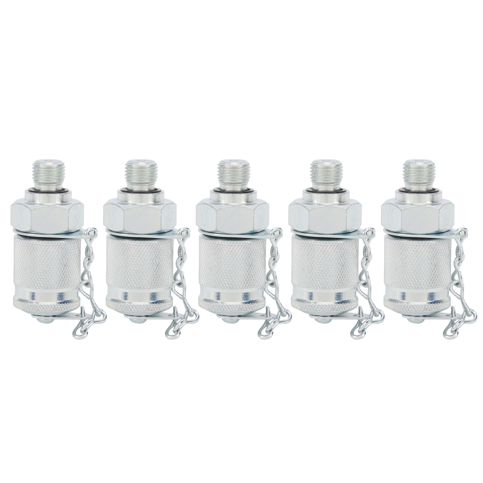 5 Stück Hydraulikprüfadapter Gewindeprüfkupplungsverbinder Druckmessung Pt/pptm10 X 1