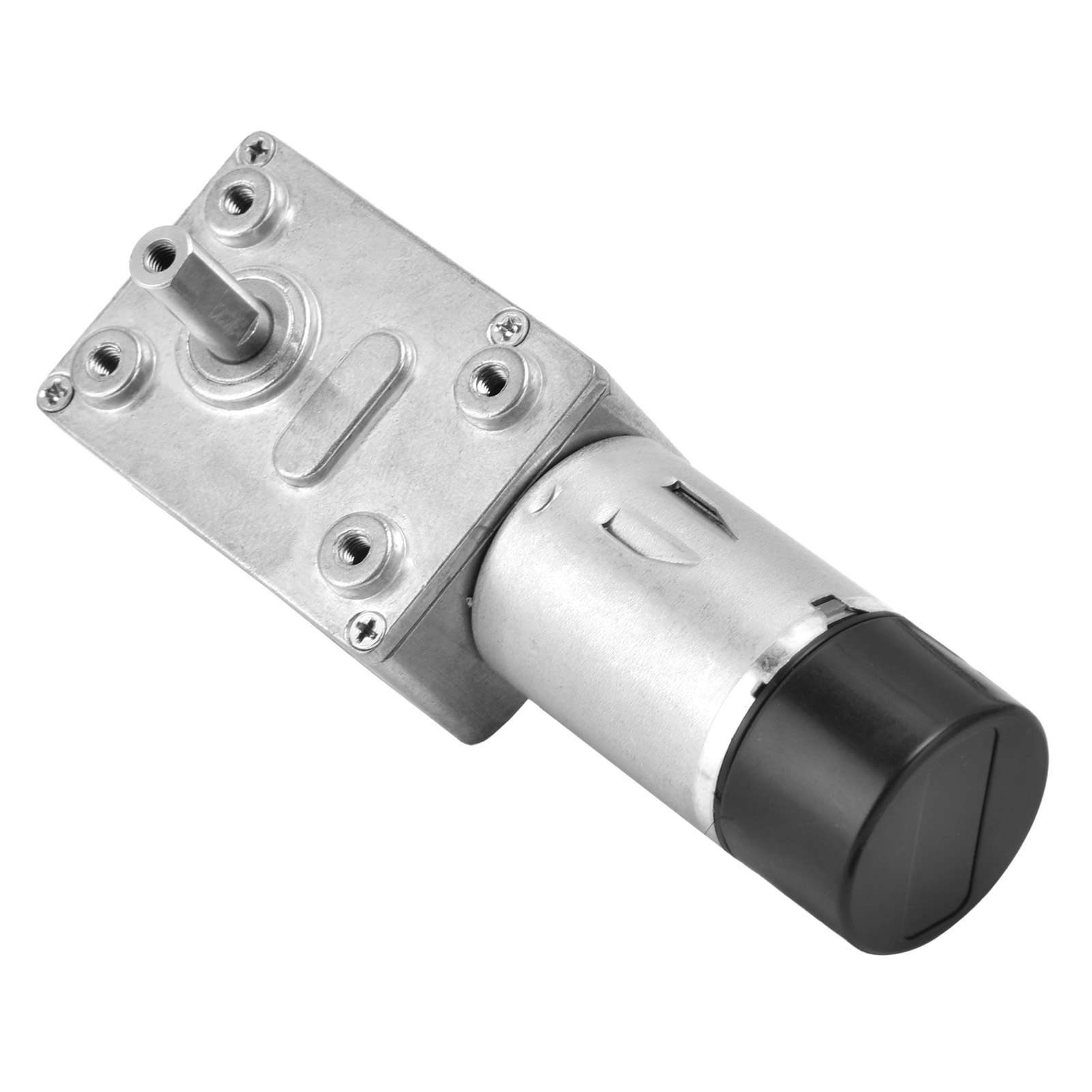Gleichstrom-schneckengetriebemotor 15 Mm Doppelwelle Drehzahlreduktionsantrieb Mit Encoder Jgy-370dc6v 23 U/min