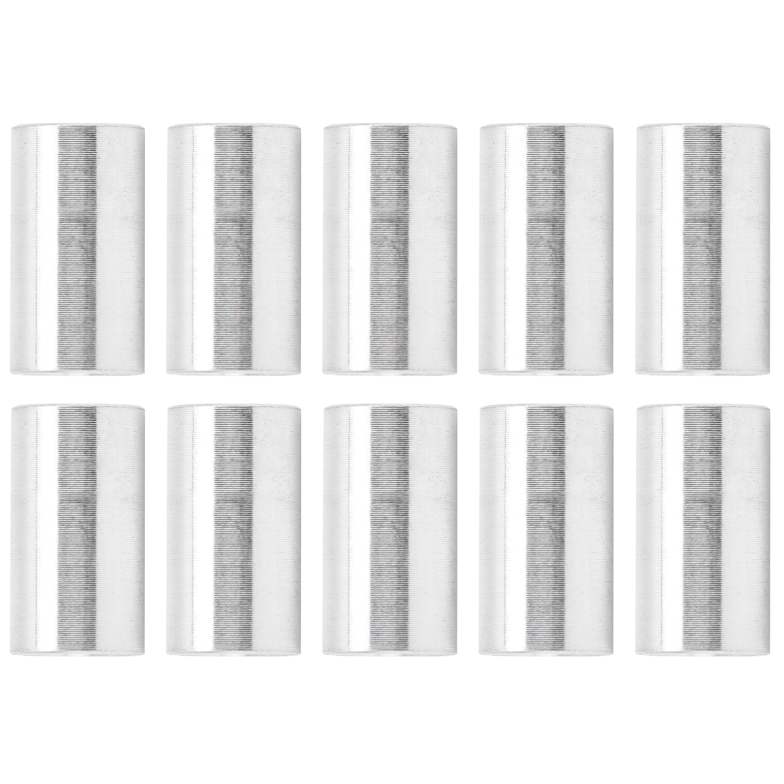 10 Stück Runde Abstandshalter Aus Aluminiumlegierung Ohne Gewinde, Außendurchmesser 6 Mm, Länge 10 Mm