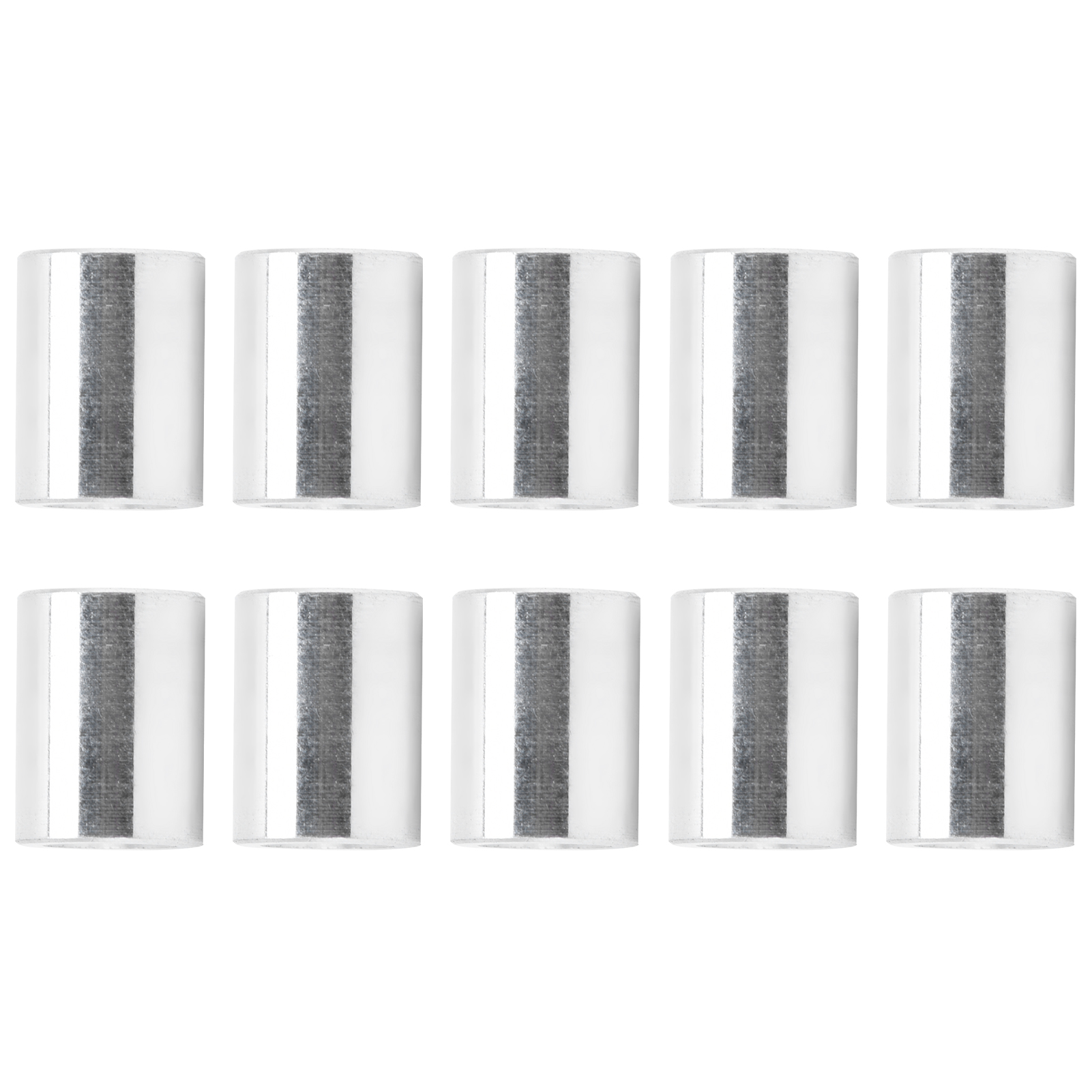 10 Stück Runde Abstandshalter Aus Aluminiumlegierung Ohne Gewinde, Außendurchmesser 6 Mm, Länge 7 Mm