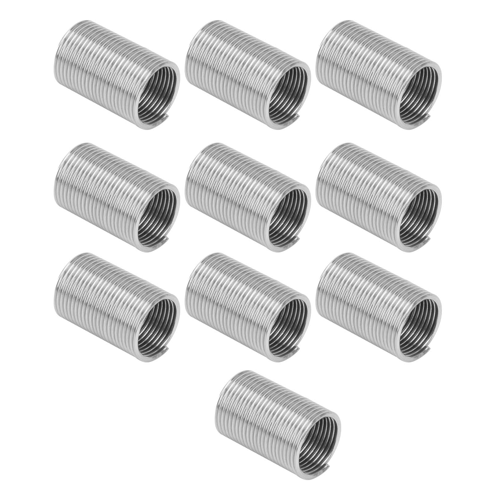 10 Stück Gewindeeinsätze Aus Edelstahl, Schraubenbuchsen, Gewindereparaturbefestigungselemente M10x1x3d