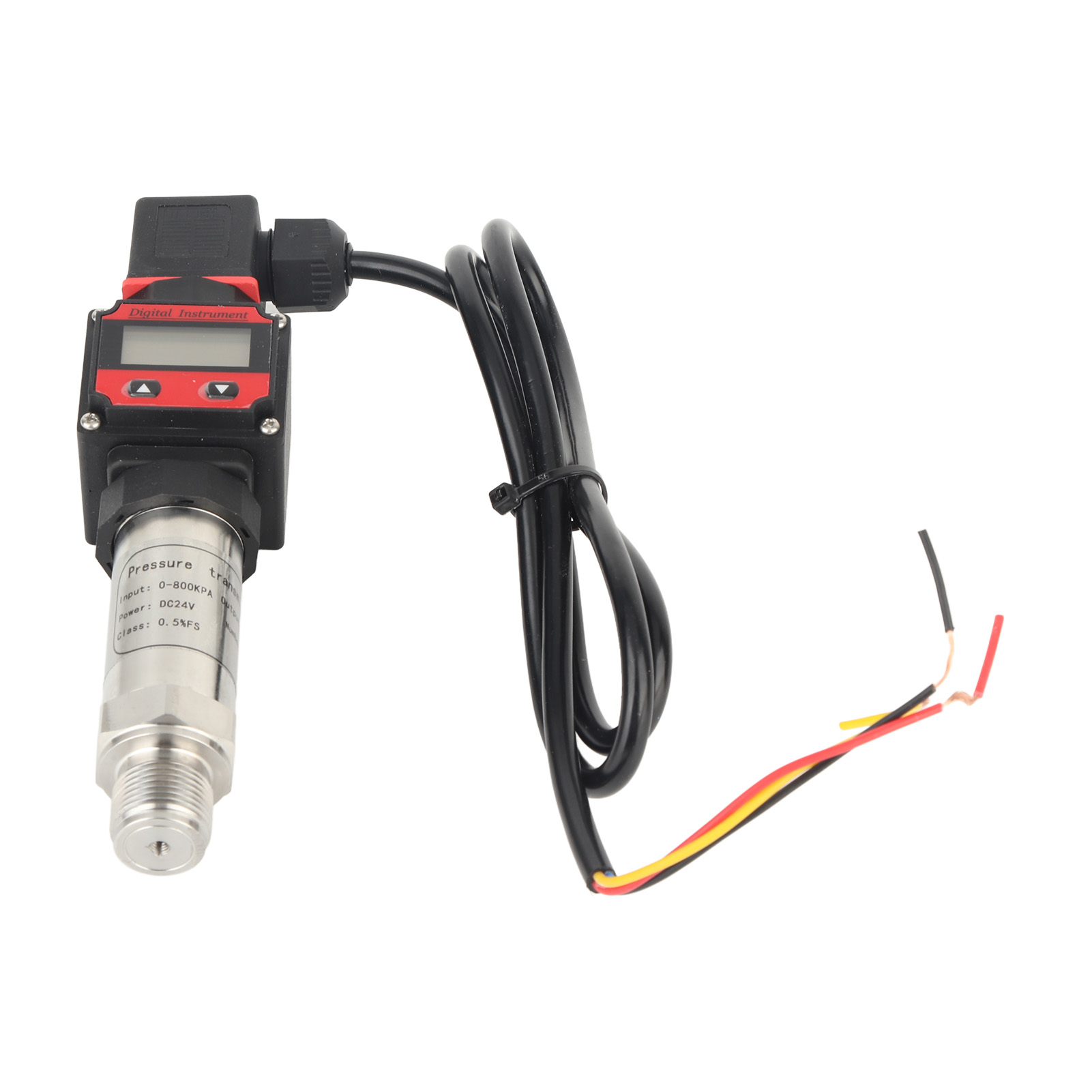 Drucksensor Aus Aluminiumlegierung, Luft-/wassergeber Mit Digitaler Lcd-anzeige, Messumformer, 0–10 V Dc, 24 V, 0–800 Kpa