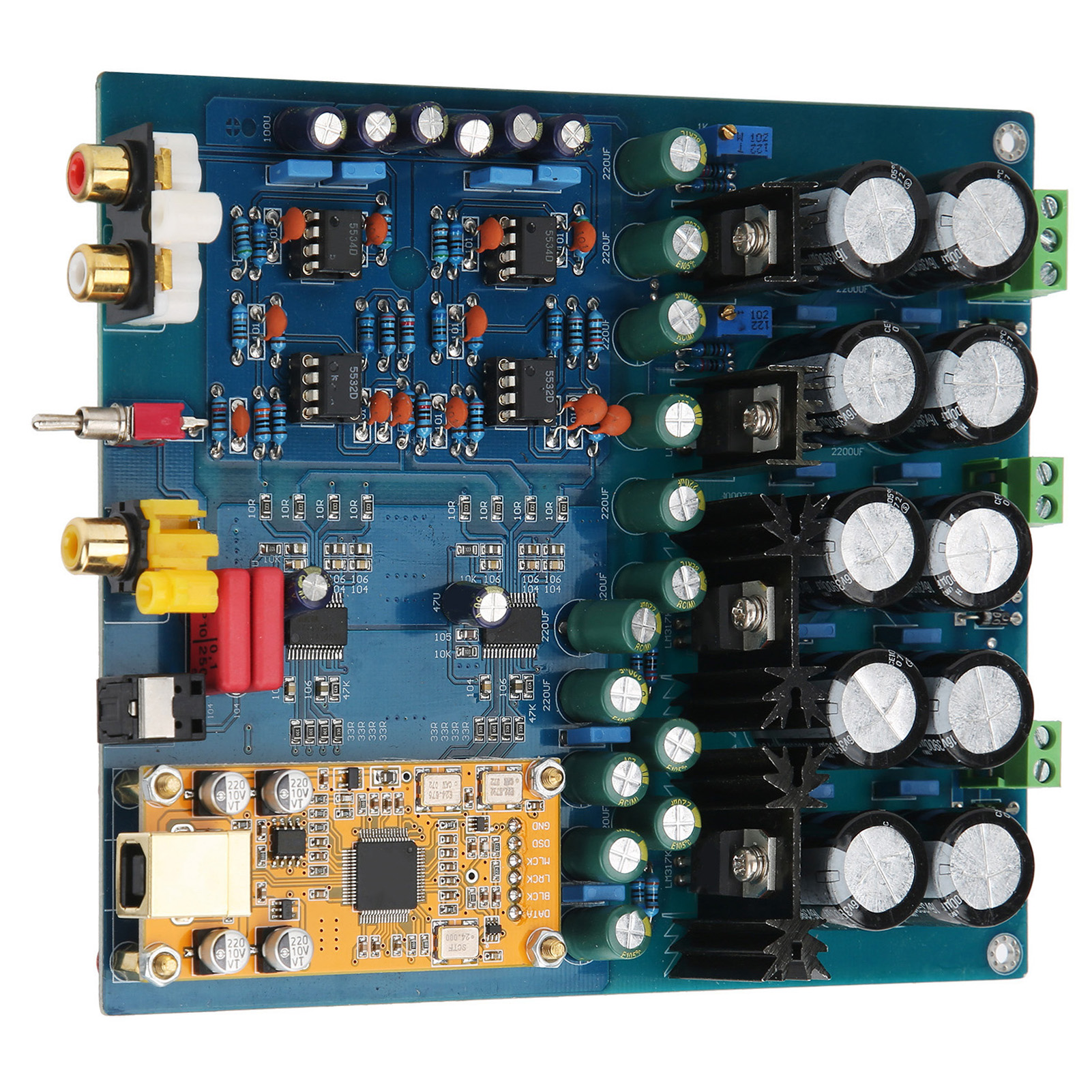 Decoderplatine Für Koaxial-/glasfaser-usb-eingang Dac-decodierungsmodul Ak4396vf+ak4113 9–12 V