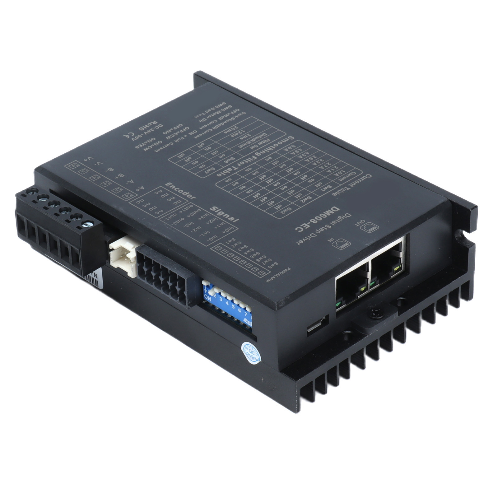 Schrittmotortreiber-controller Für Nema 8 11 14 17 23 24 34 Dm608‑ec Dc24‑50v 0,3‑6,0a