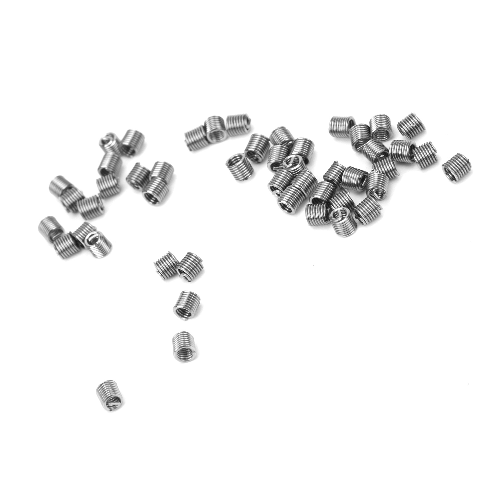 50 Stück Gewindeeinsätze, Gewindereparatur-schutzhülsen, Reduziermuttern, Befestigungselemente M1,6 X 0,352,5d