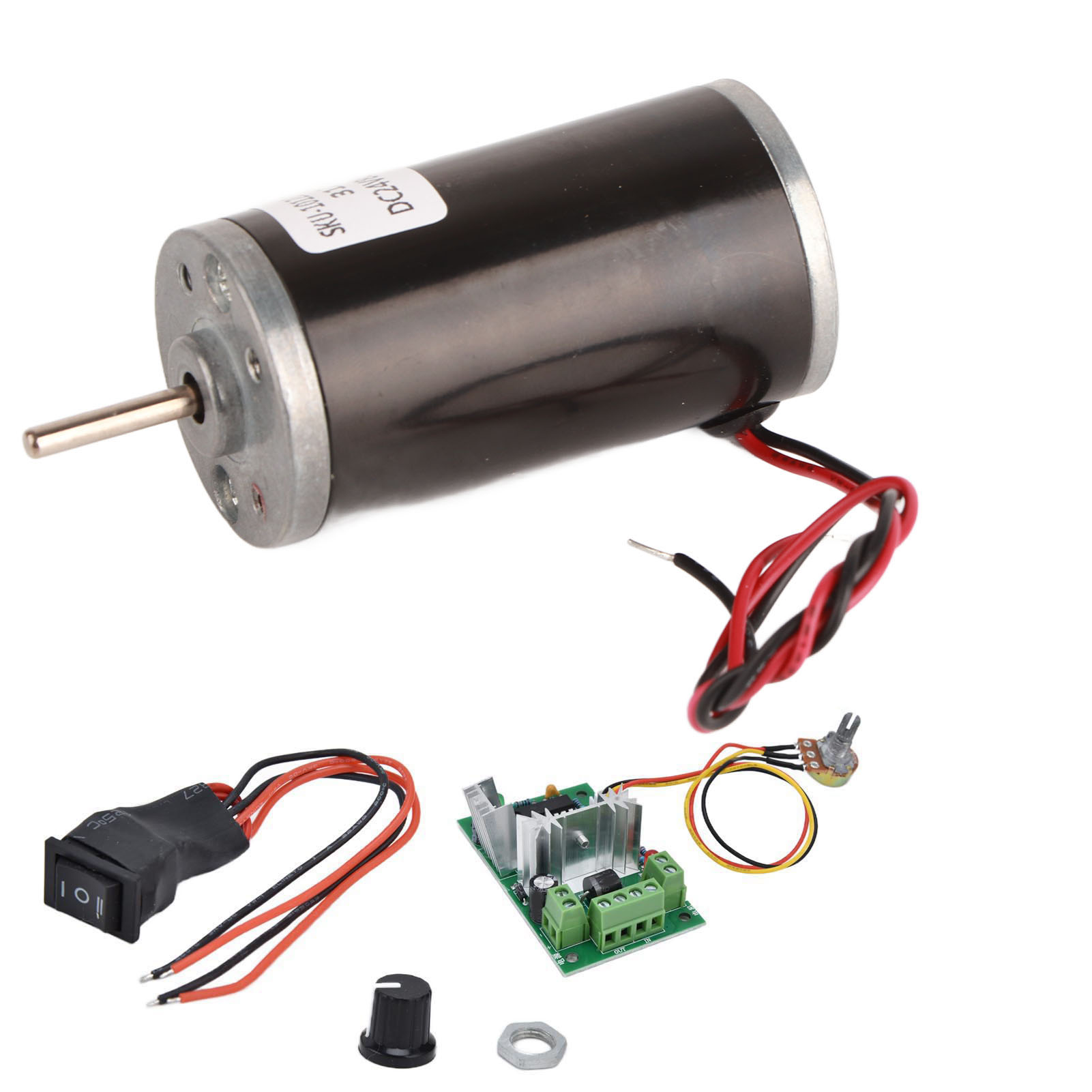Gleichstrom-permanentmagnetmotor, Geräuscharm, Mini-hochgeschwindigkeitsmotor, Cw/ccw-motoren Für Diy-generatoren, 24 V, 3500 U/min