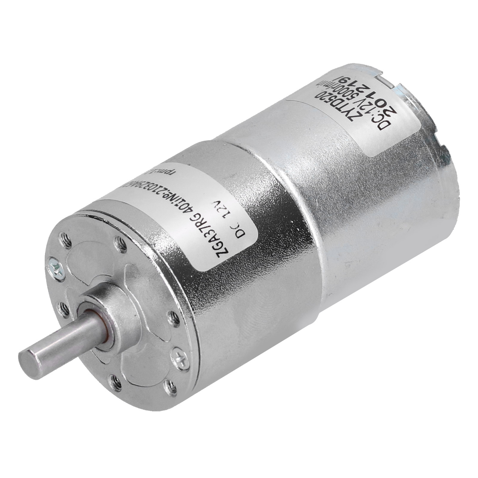 Elektromotor Mit Mikrodrehzahlreduzierung, Geräuscharm, Poröses Lager, Maschinenzubehör, Dc 12vzga37rg 12r-12v