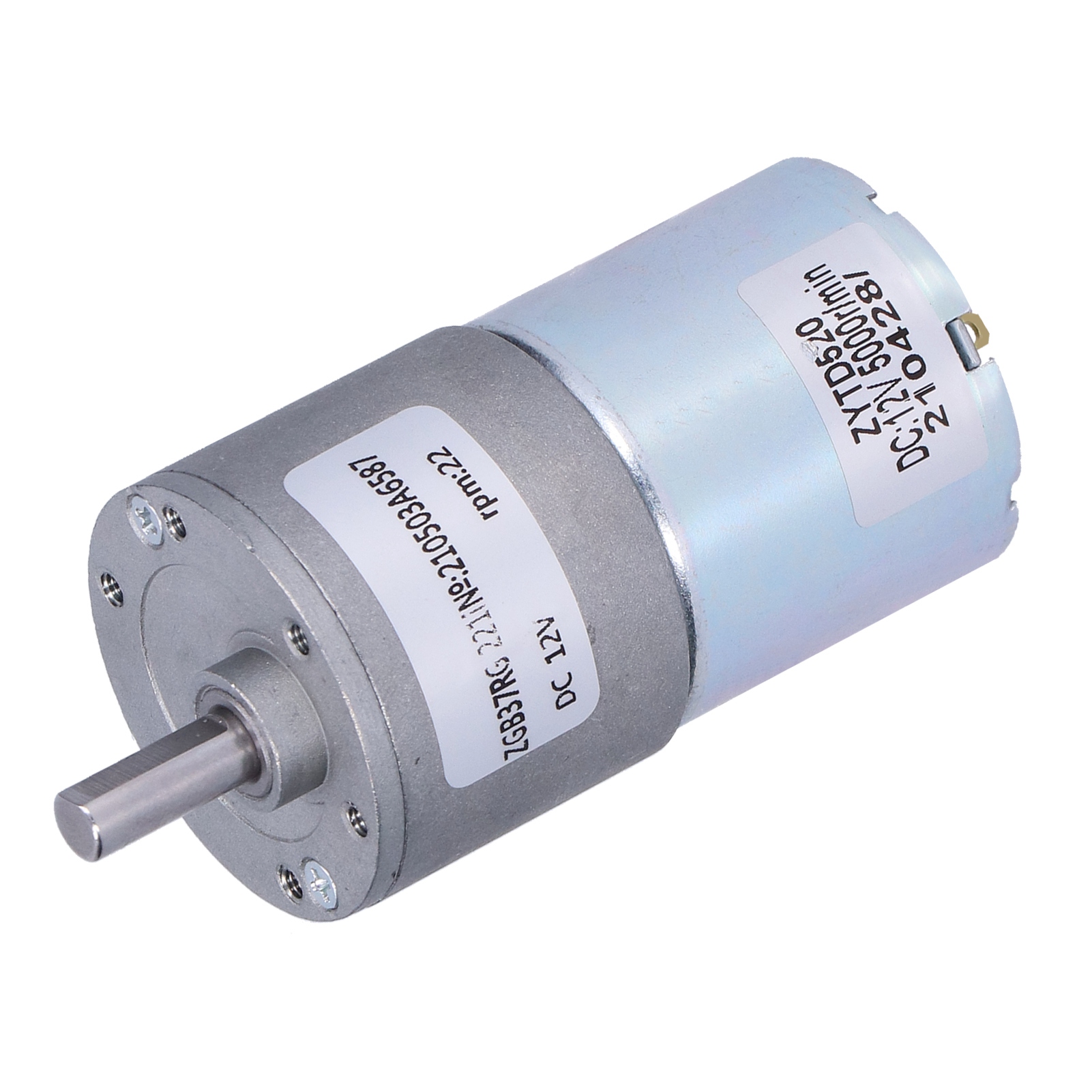 Getriebemotor Mit Mikrodrehzahlreduktion, Hohem Drehmoment Und Exzentrischer Abtriebswelle Zgb37rg Dc 12v