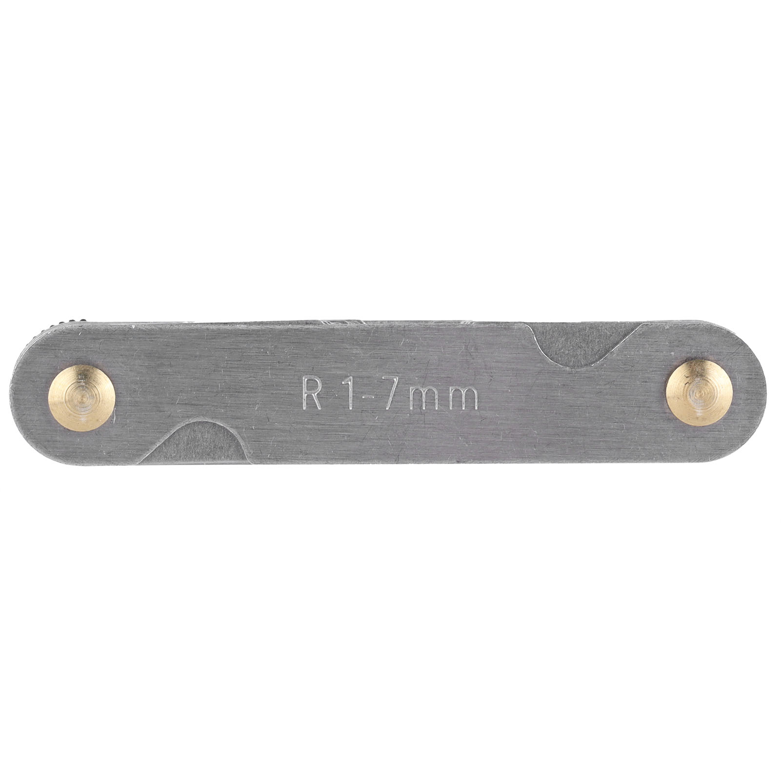 Radiuslehre Aus Legiertem Stahl, Konkav/konvex, Hochpräzises Industrielles Messwerkzeug, R 17 Mm