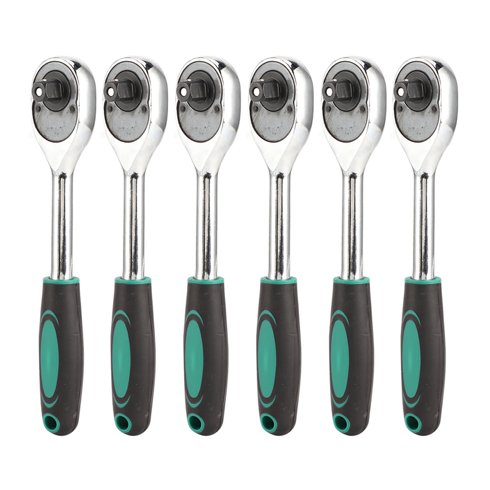 6-teiliges Ratschenschlüssel-set, 1/2 Zoll, Doppel-steckschlüssel Mit Rundem Griff, Reparaturwerkzeug