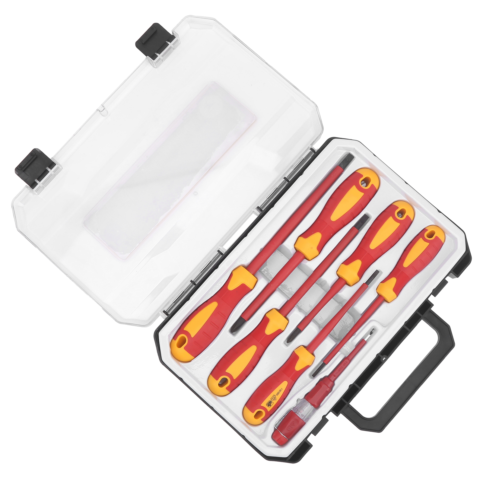 7-teiliges Isoliertes Schraubendreher-set Für Elektrikerreparaturen, Flach-, Kreuz- Und Schlitzschraubendreher, Handwerkzeug, 1000 V
