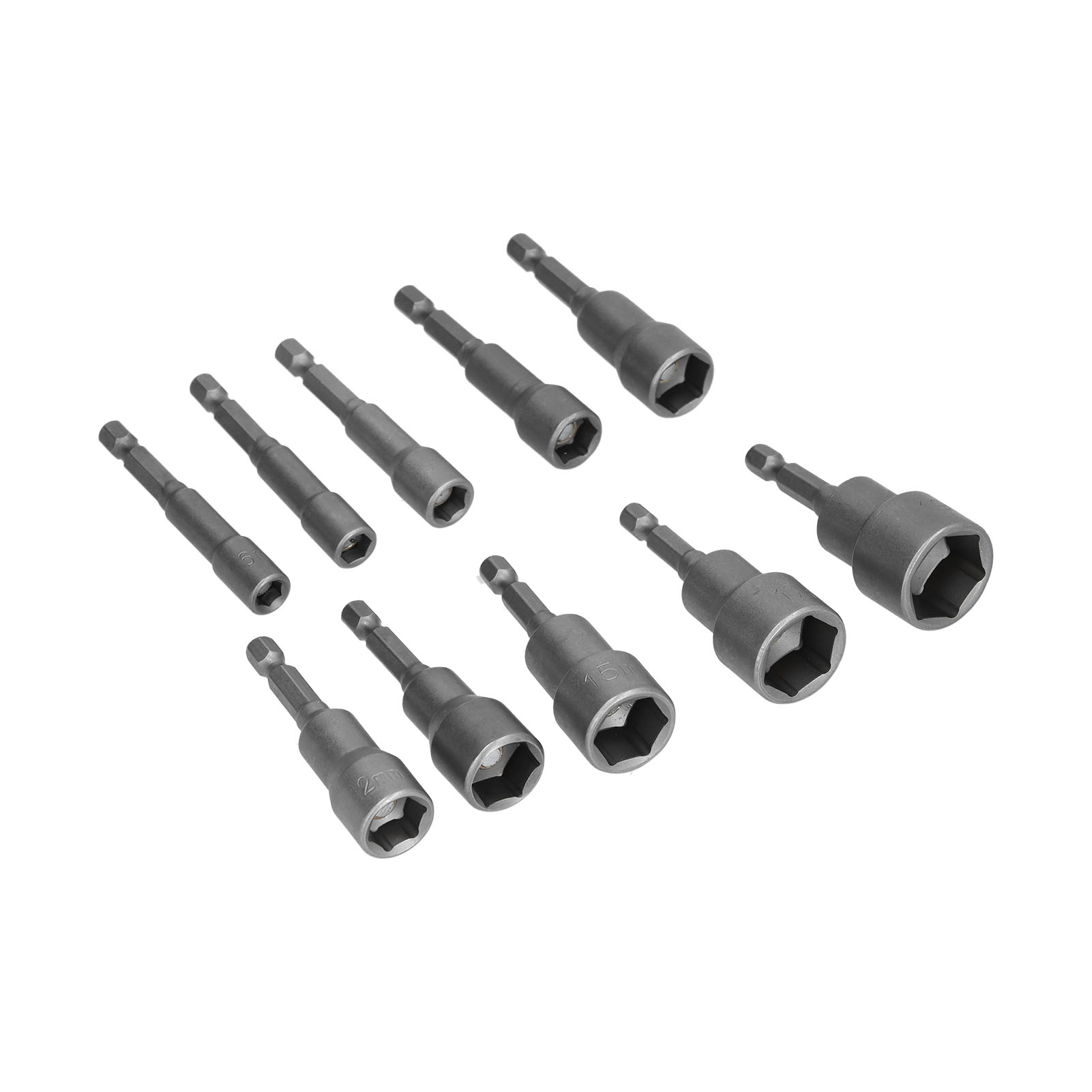 10-teiliges Steckschlüssel-bohrer-set, Hohe Härte, Schlagfestigkeit, Verschleißfest, Starker Magnetismus, Steckschlüssel-einstellbit Für Elektrobohrmaschinen