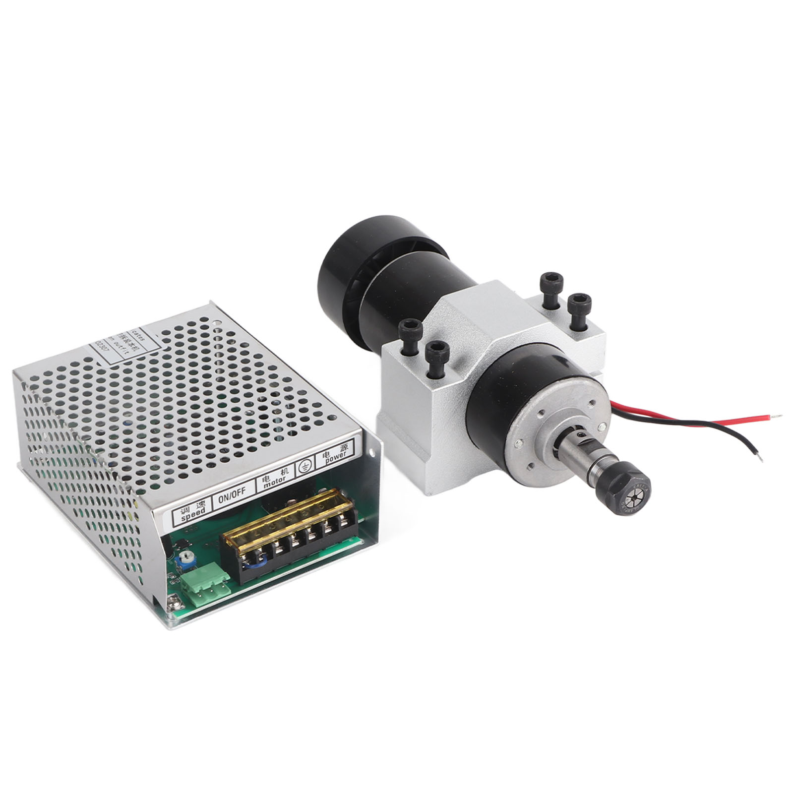 Luftgekühlter Spindelmotor-drehzahlregler Er11-vorrichtung Für Diy-gravurarbeiten, 12000 U/min, 500 W