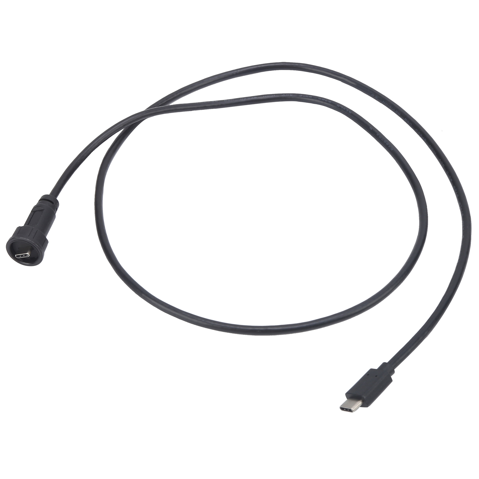 Wasserdichter Typ-c-stecker, Kabelgebunden, Schnappverschluss, Einbaubuchse E10tpc-ba-m/tpc-a-m2m
