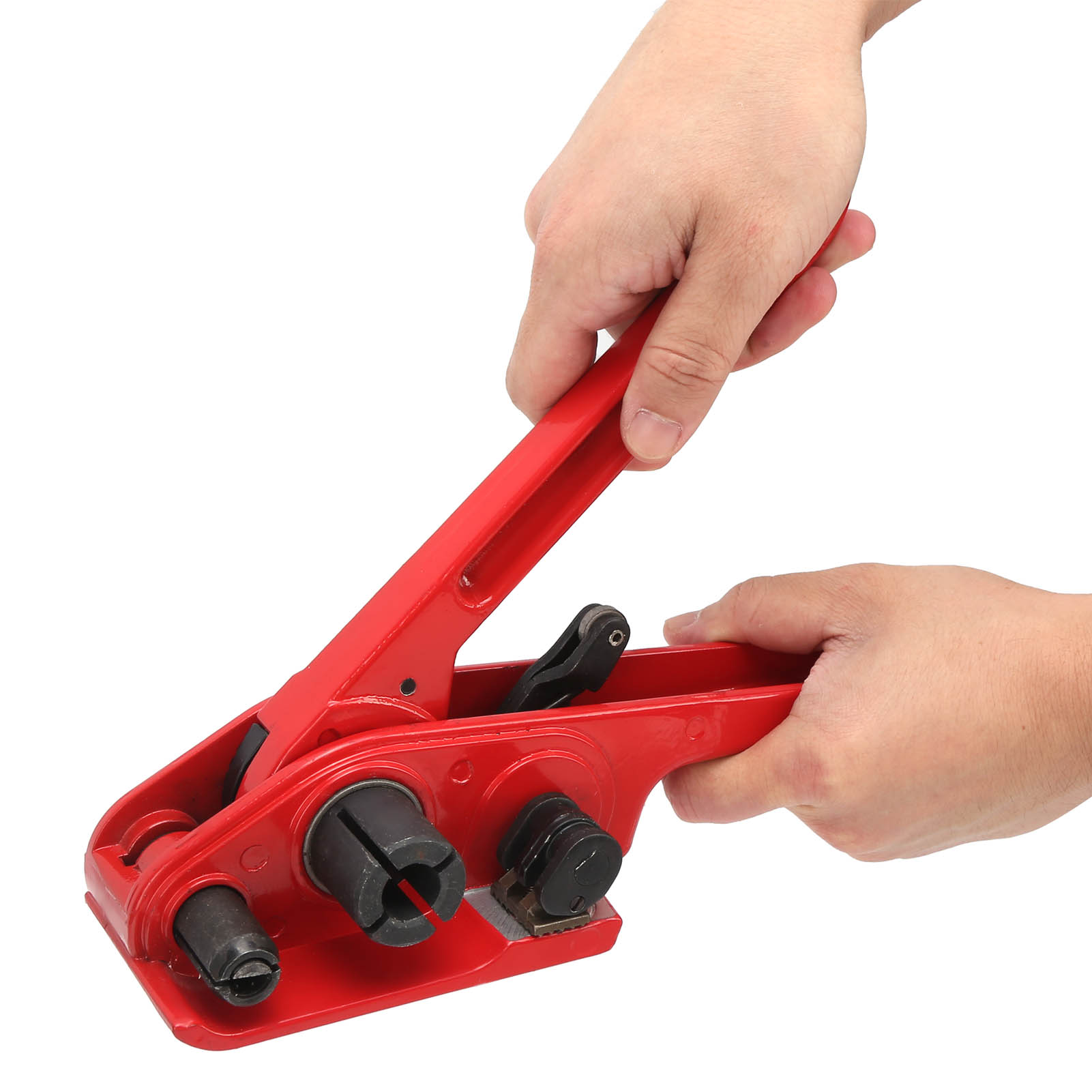 Manueller Kunststoff-bandspanner, Druckstangen-umreifungsbandschneidemaschine Für 12–16 Mm Breite Bänder