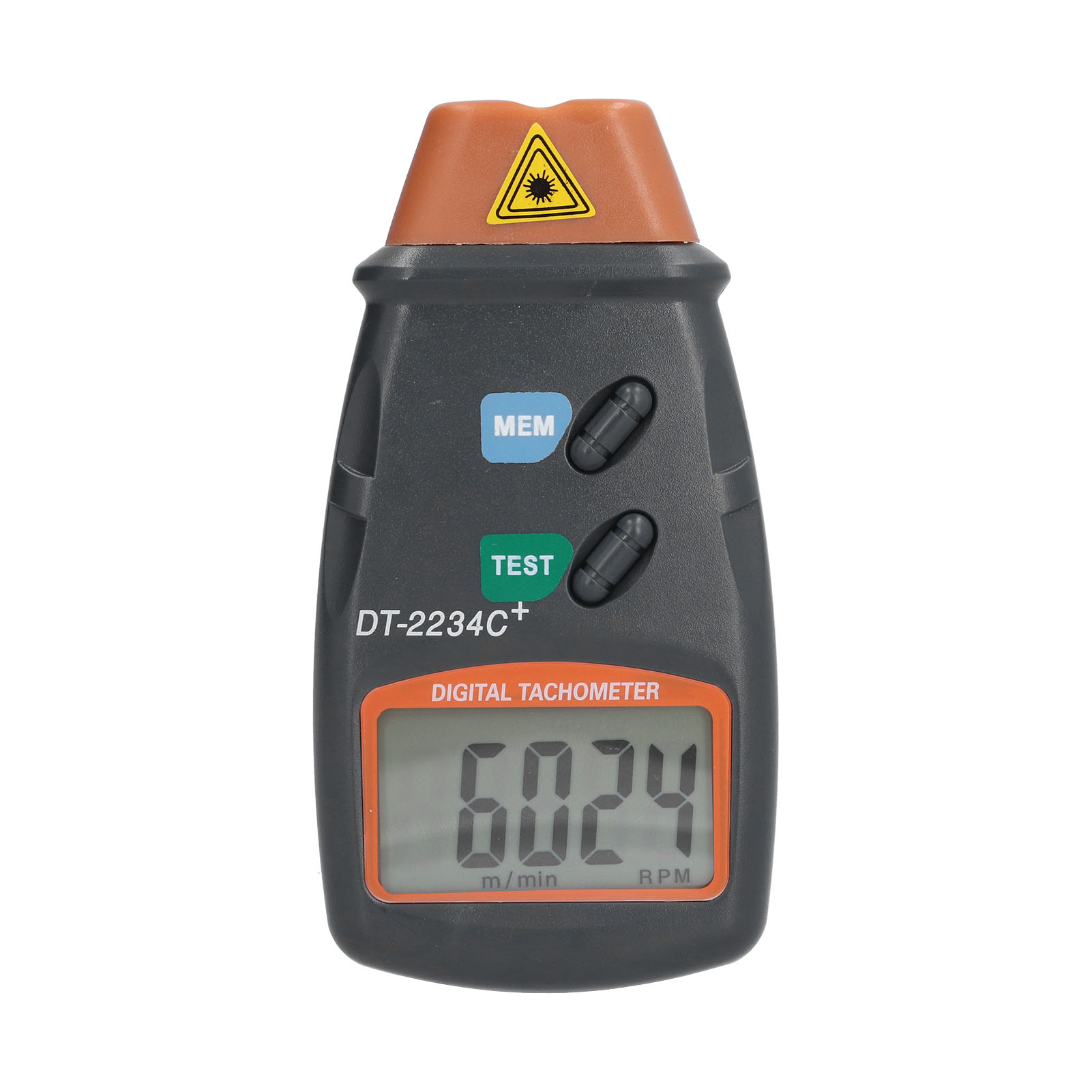 Dt2234c+ Digitaler Laser-drehzahlmesser, Hochpräziser Berührungsloser Geschwindigkeitsmesser Für Motordrehmaschinen