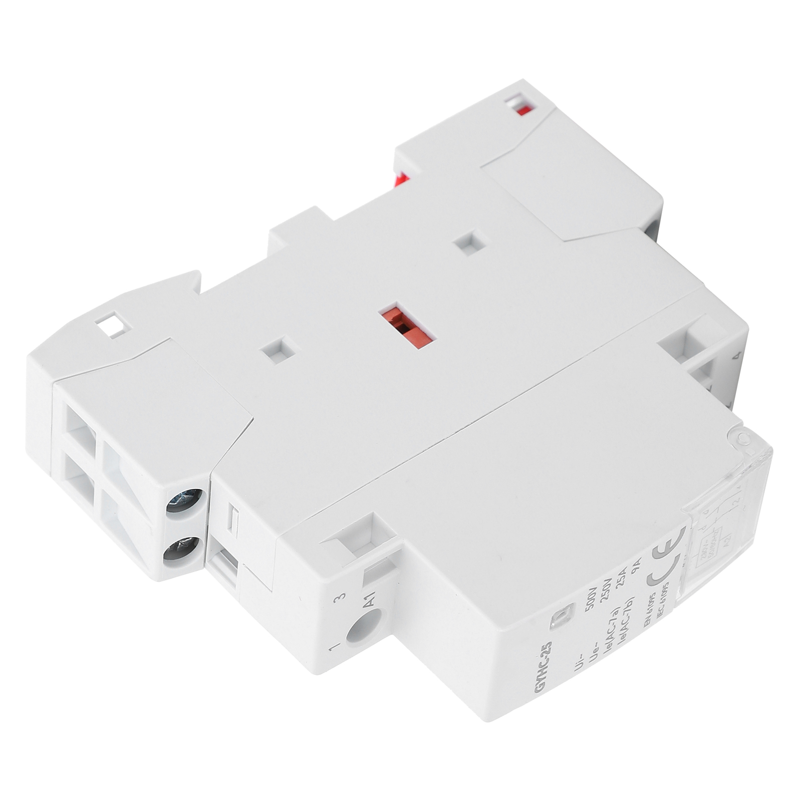 Modulares Schützmodul Aus Kunststoff, Tragbares Elektronisches Bauteil, 50 Hz, 2-polig, Gyhc-25, 2 Schließer