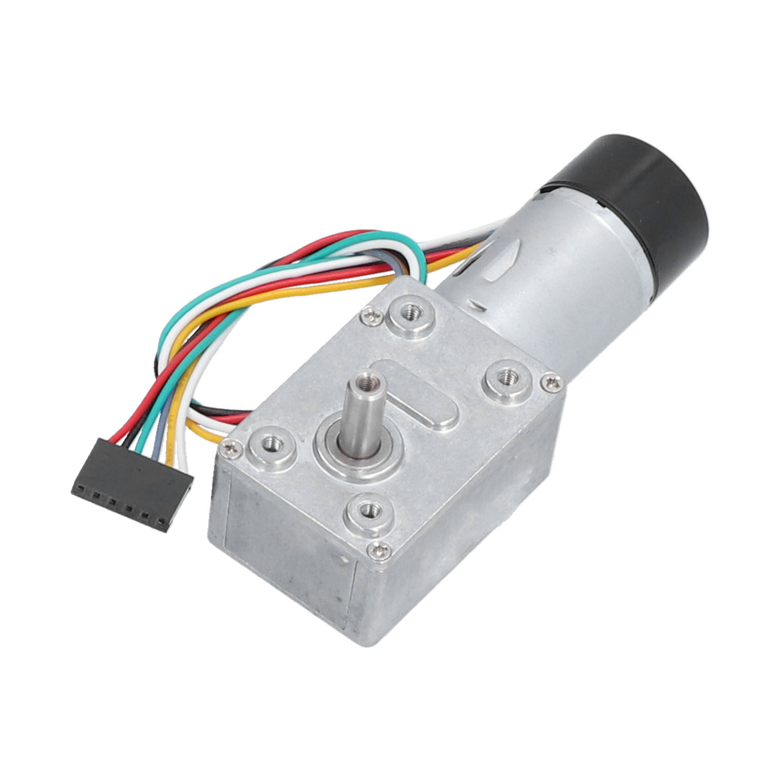 Jgy-370 Encoder-untersetzungsmotor, Vollmetall-schneckengetriebemotor Mit Selbsthemmung, Einwellig, Dc 24v90rpm