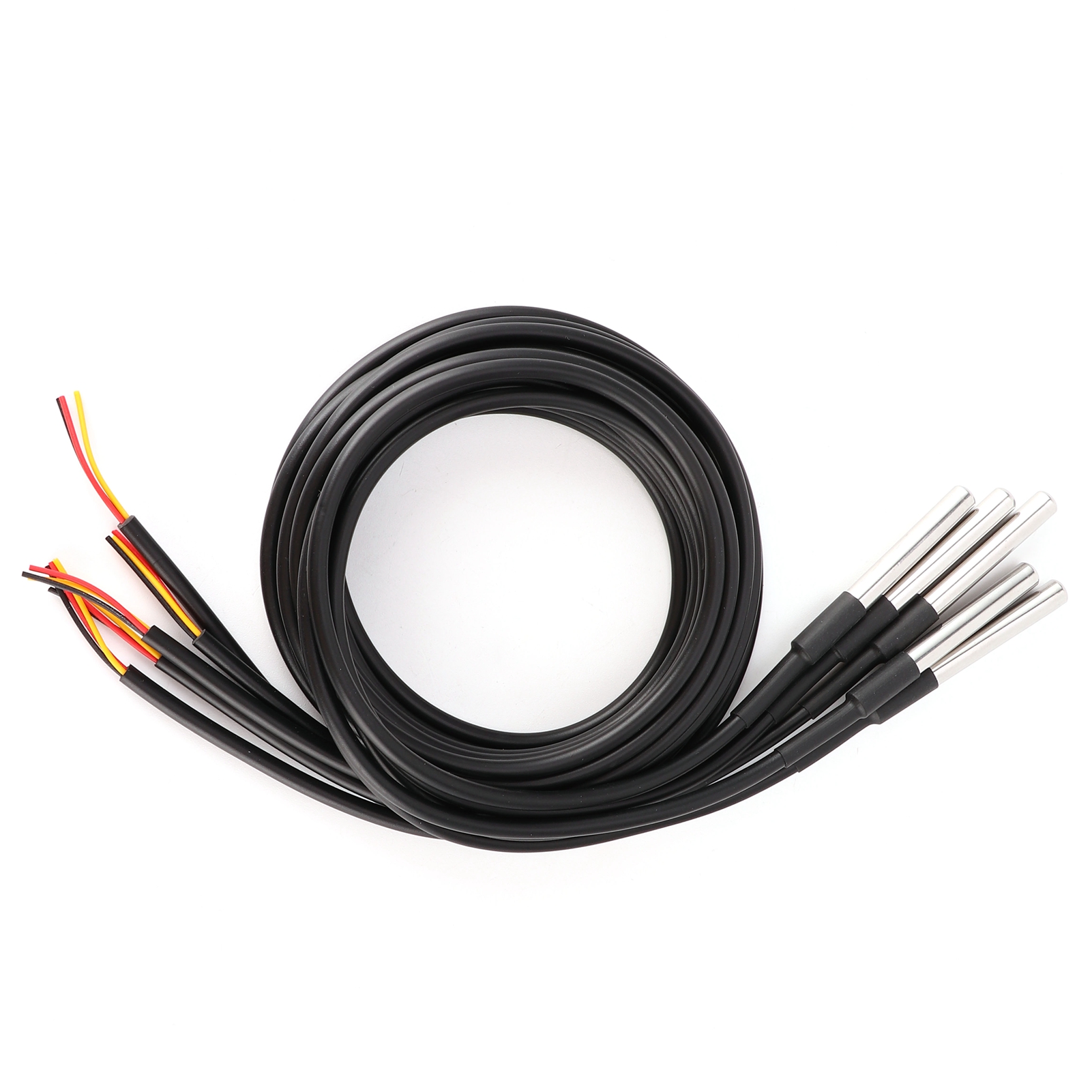 5 Stück Temperaturfühler-sensor Edelstahl Wasserdichtes Kabel Thermometer
