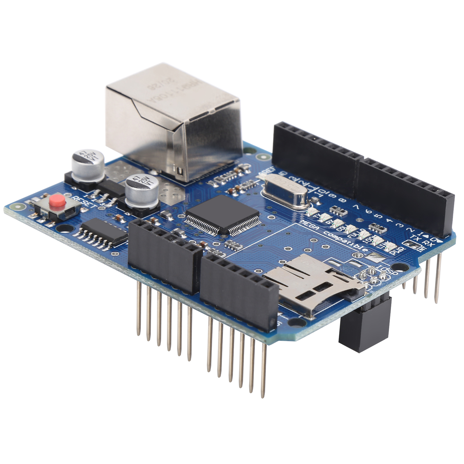 Netzwerk-erweiterungsplatine Speicherkarten-erweiterungs-pcb-modul Elektronische Komponente W5100