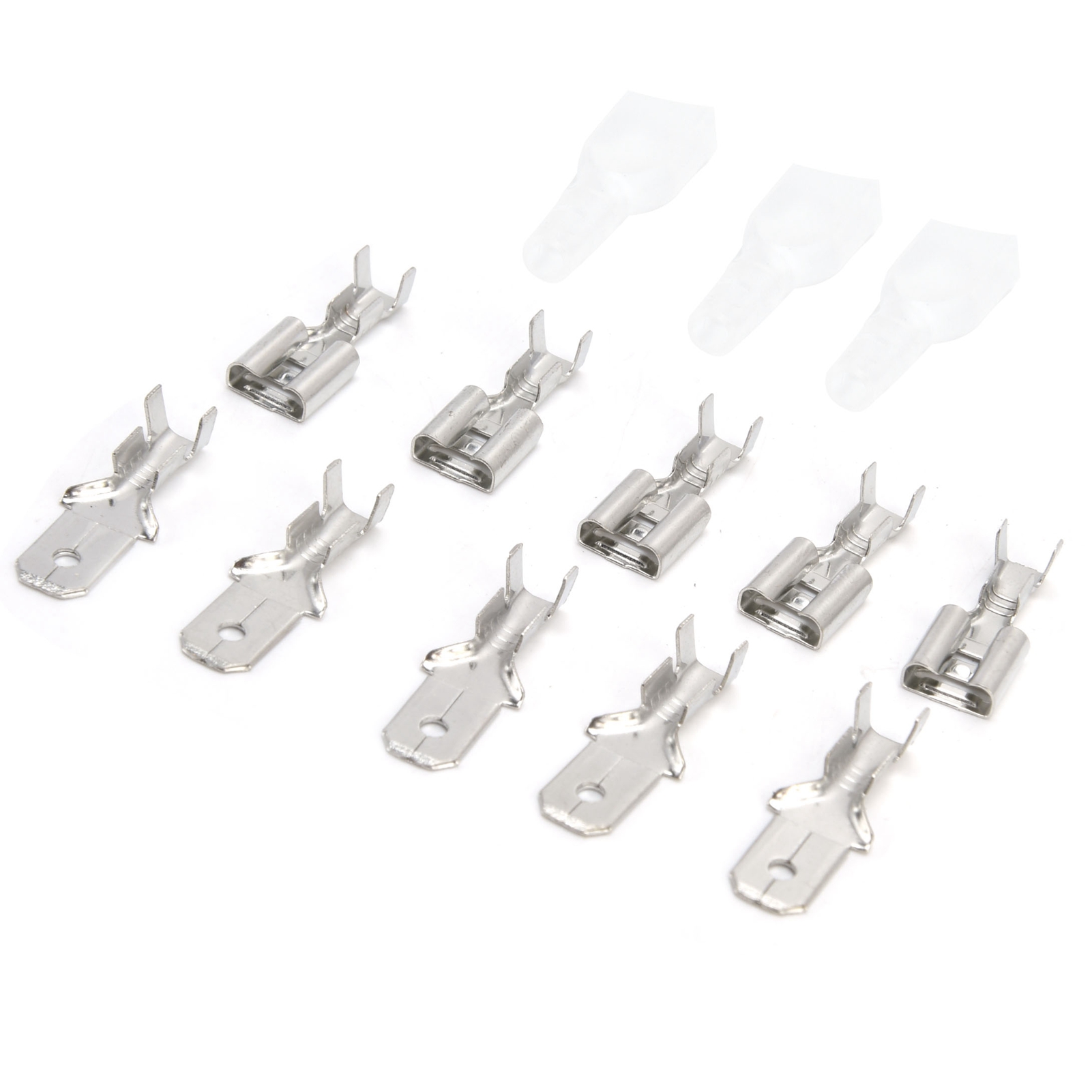 Flachsteckverbinder, Stecker Und Buchsen, Messing, Crimp-anschlüsse, Isolierhülsen-sortiment, 6,3 Mm