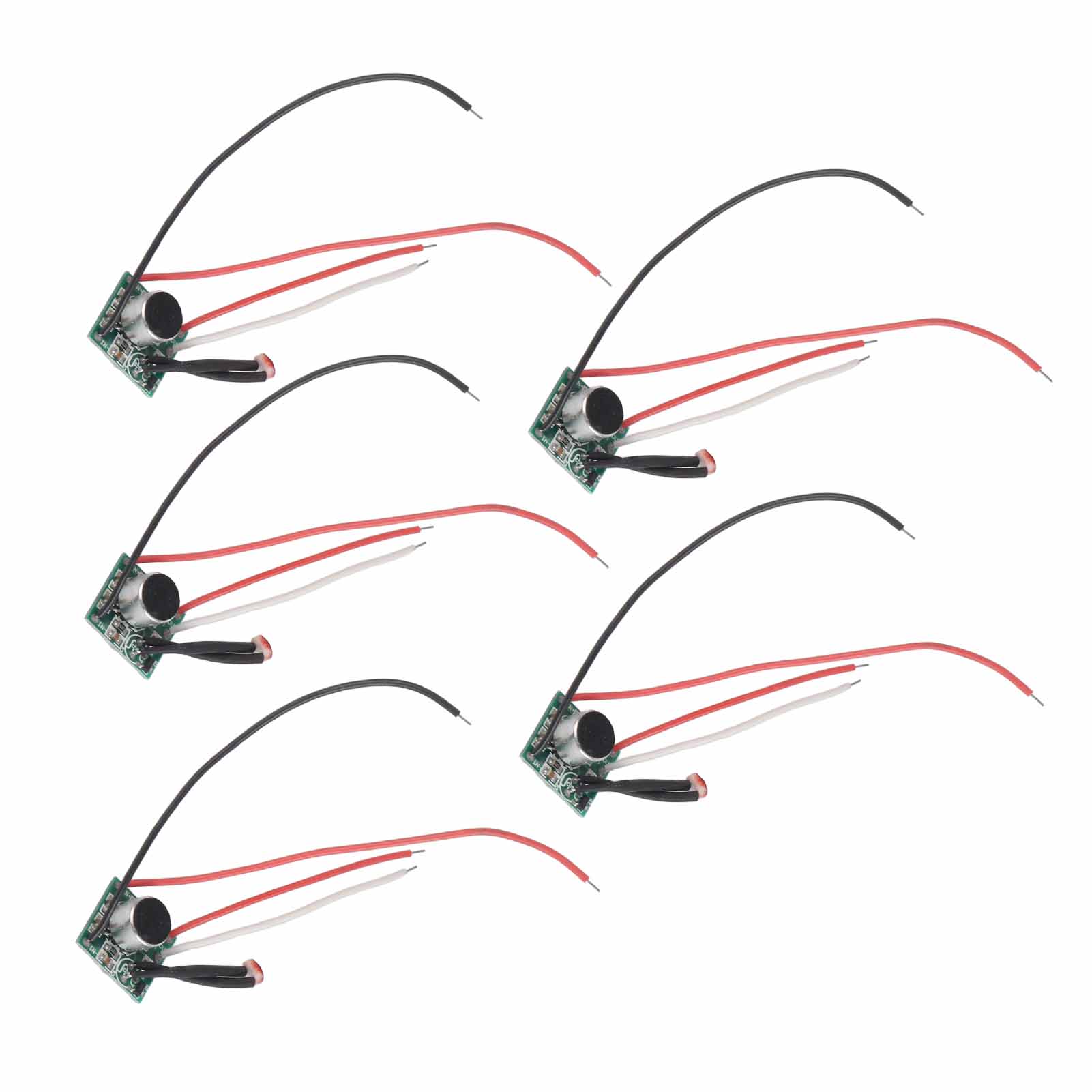 5 Stück Schallsteuerungs-schaltermodul, Solarlichtsensormodul, Leiterplatte, Dc 3v–30v