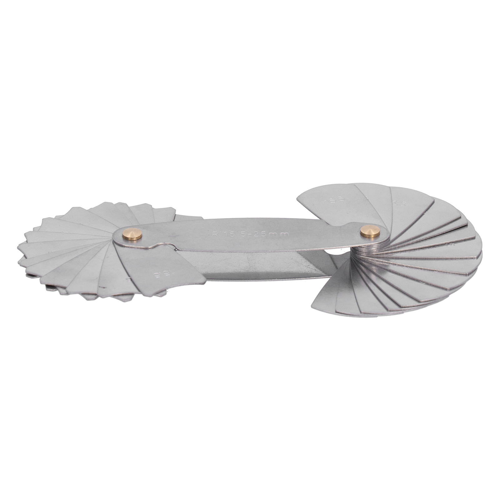 Gewindelehre Metrisch/imperial Edelstahl Industrieschrauben Steigungsmesswerkzeuge R15,5–25 Mm