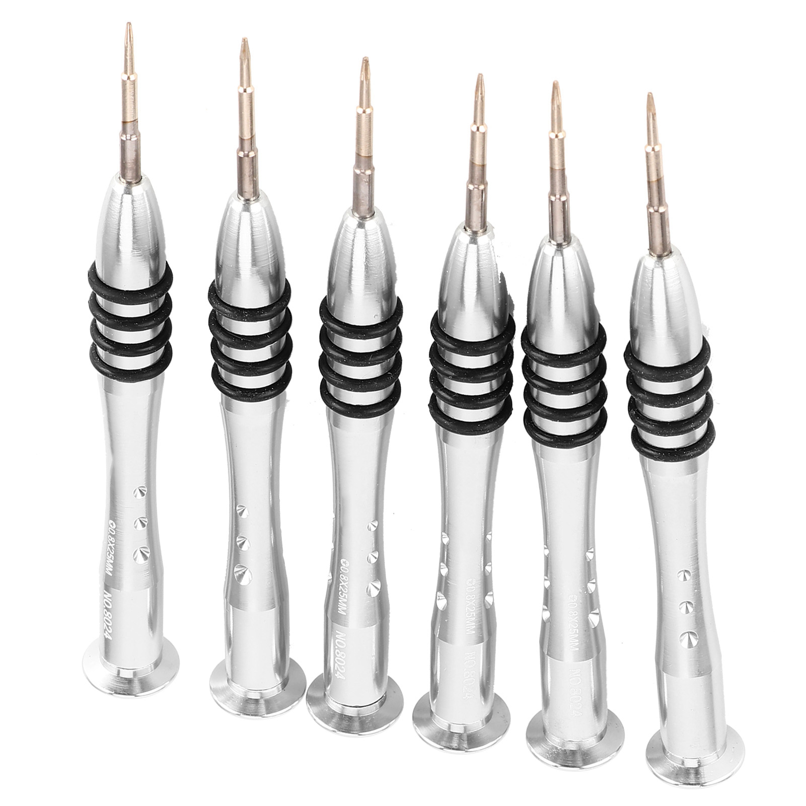 6-teiliges Pentalobe-schraubendreher-set Aus Chrom-vanadium-stahl Für Elektronische Handreparaturen, 0,8 X 25