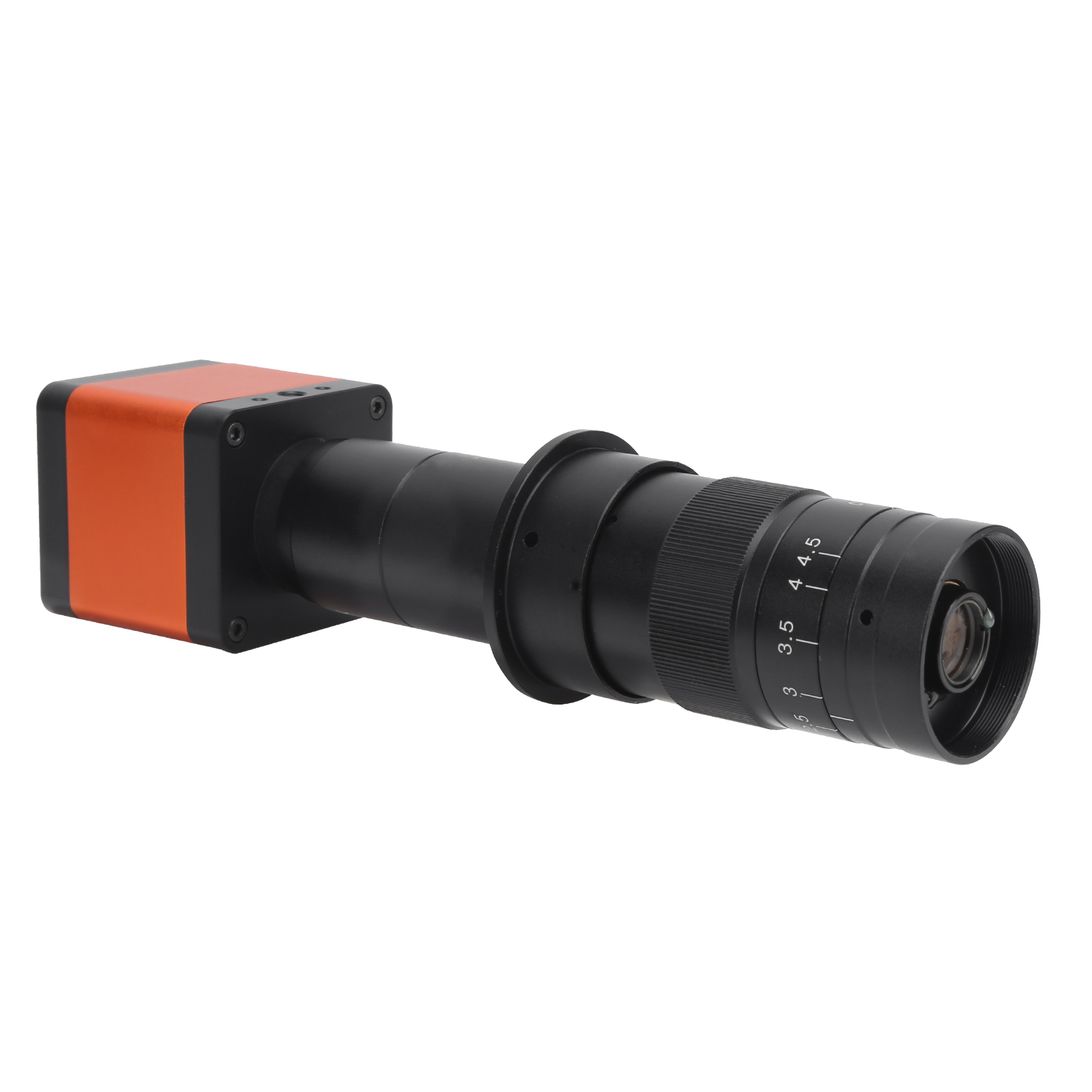 30-mp-digitalmikroskopkamera (1080p, 2k, 60 Fps) Mit Full-hd-auflösung, 10-180-facher Vergrößerung, C-mount-objektiv, Industrietauglich, 100-240 V, Eu-stecker