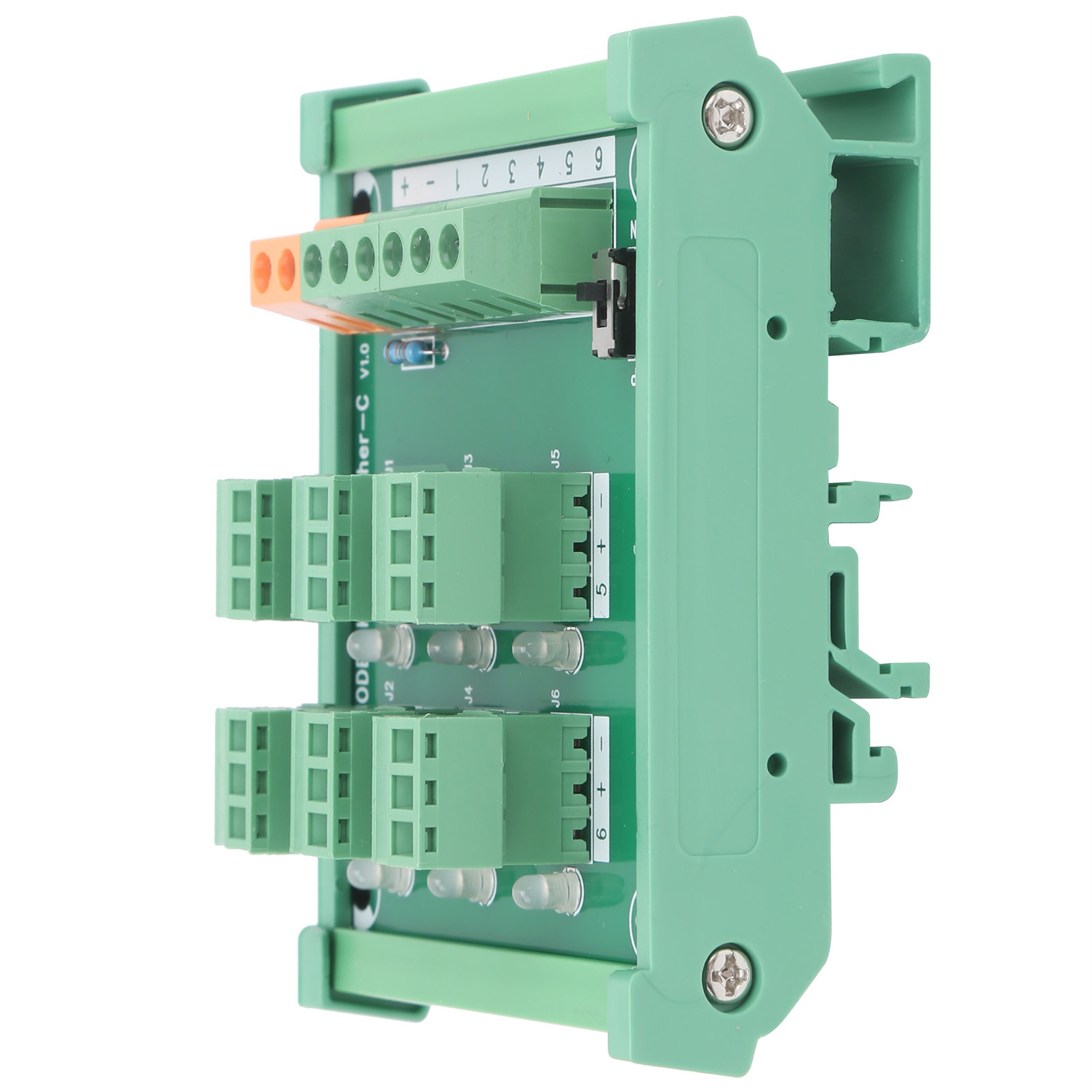 Klemmenblock Für Din-schienenmontage, 3-draht, 6-kanal-datenerfassungskarte Kp-6l-gther C